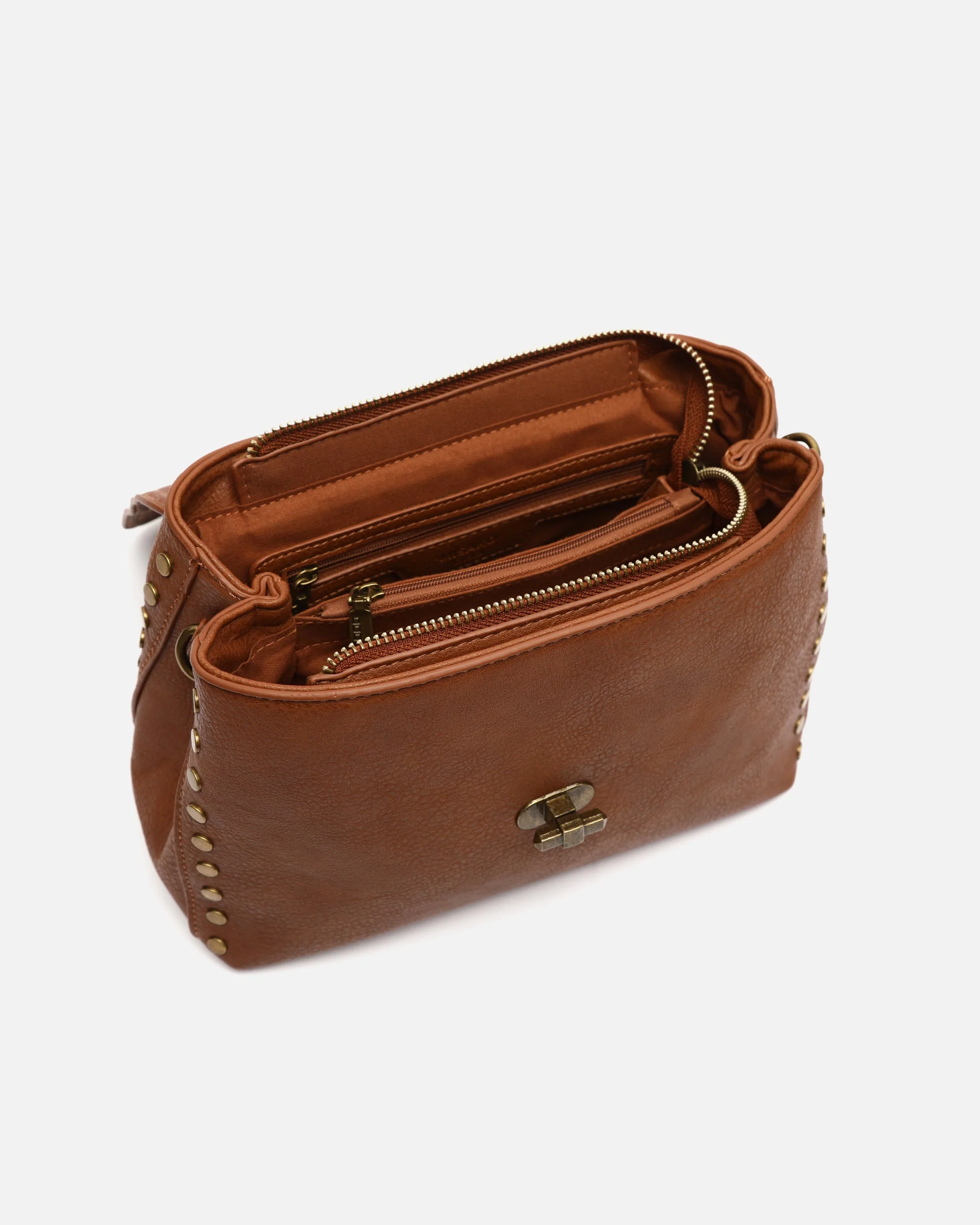 Aniad bolso bandolera con solapa y detalles metálicos - Image 12