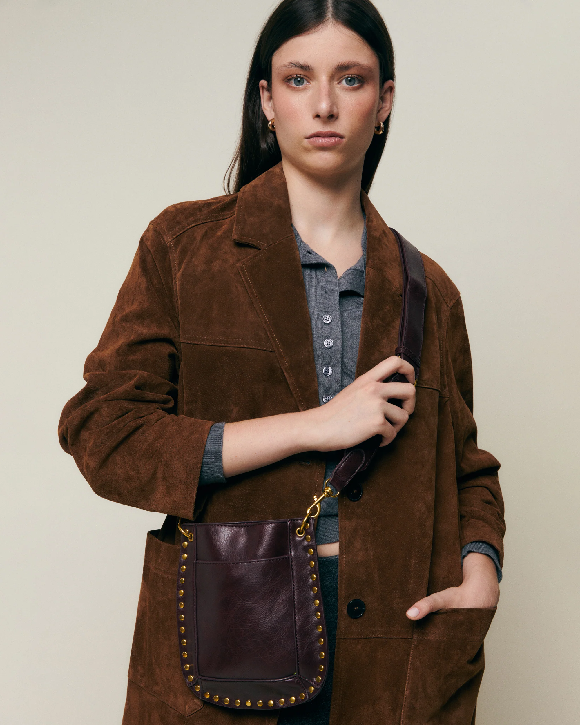 Beulin bolso bandolera pequeño con detalles metálicos - Image 6