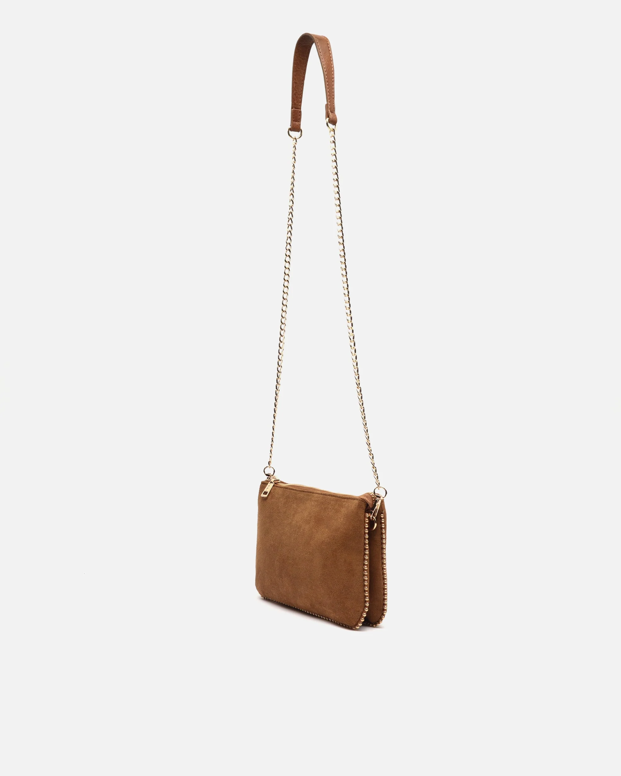 Boleo bolso bandolera efecto ante y con detalles metálicos - Image 2
