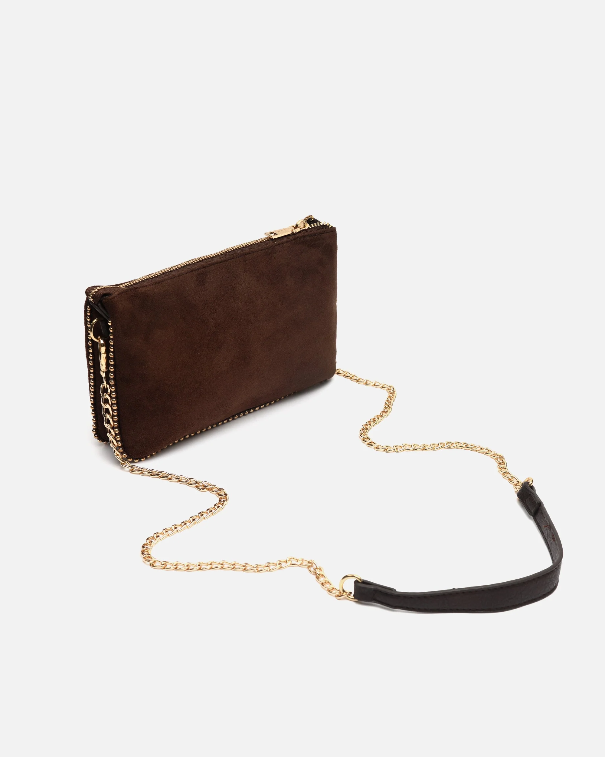 Boleo bolso bandolera efecto ante y con detalles metálicos - Image 9