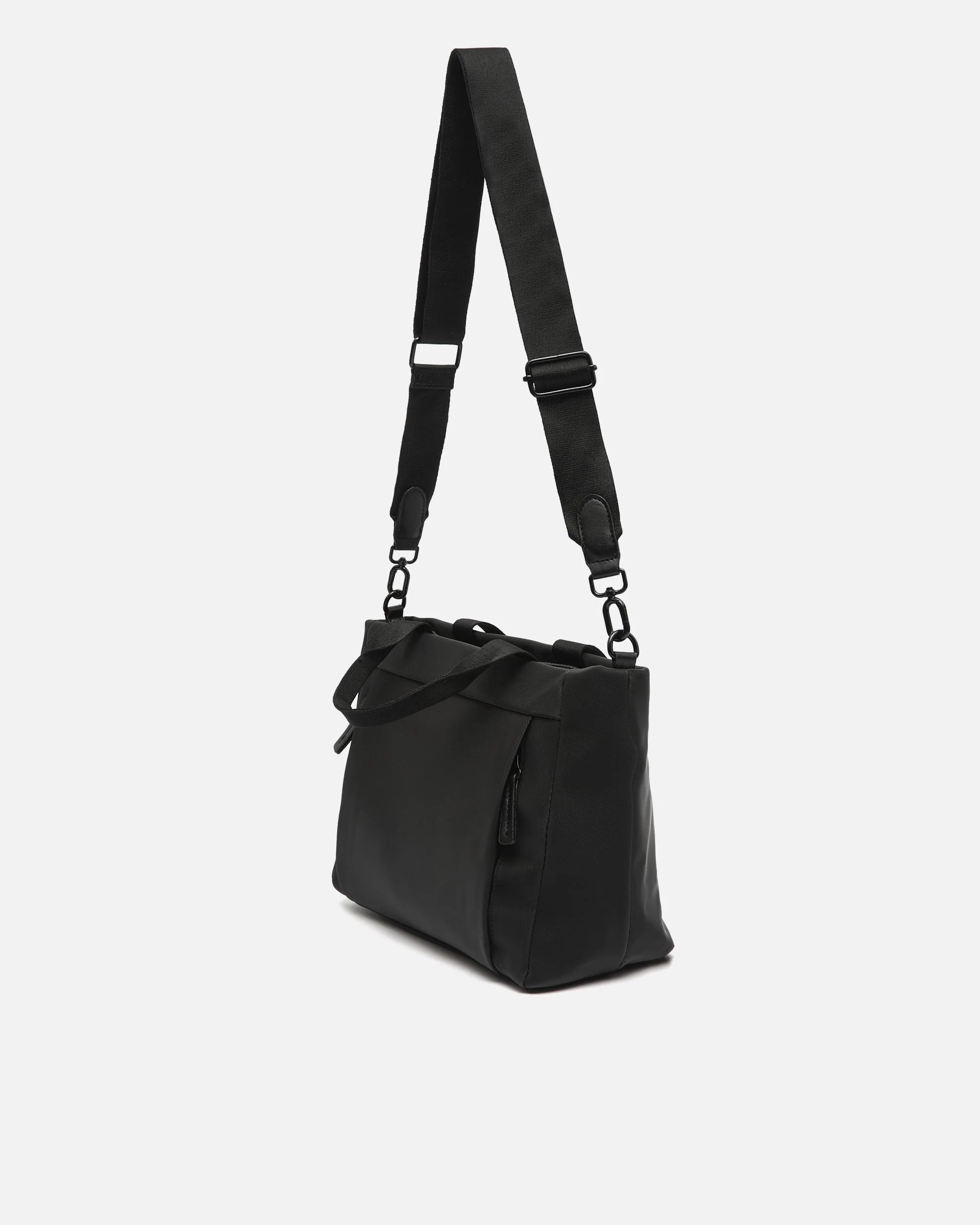 Danelin bolso tote mediano en nylon con asa bandolera extraíble - Image 4