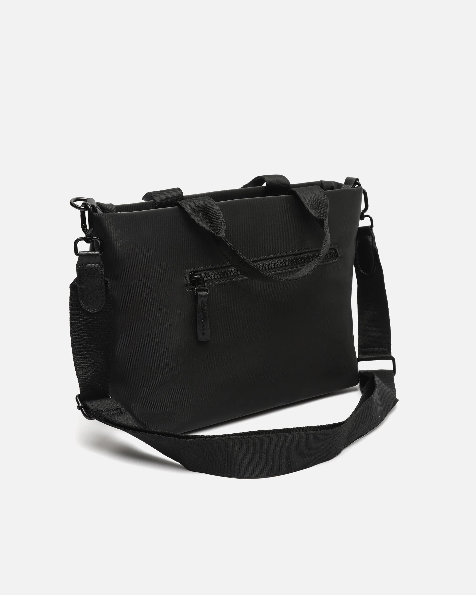 Danelin bolso tote mediano en nylon con asa bandolera extraíble - Image 6