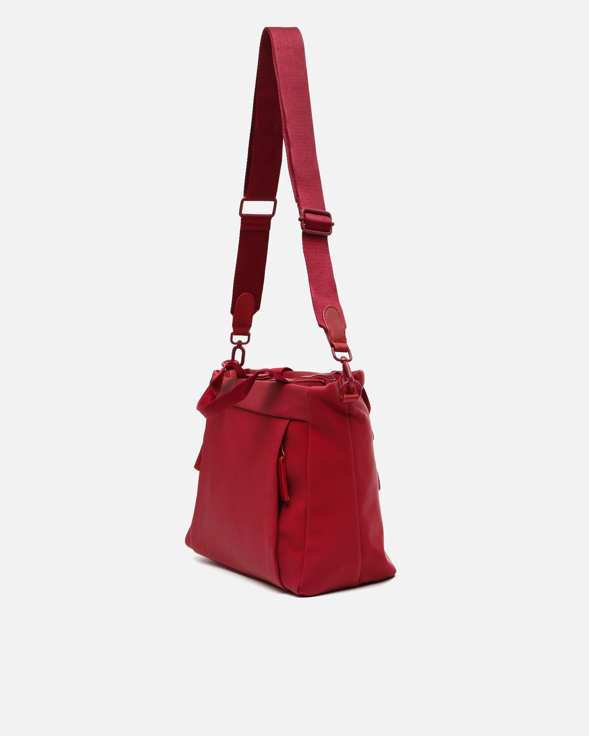 Danelin bolso tote mediano en nylon con asa bandolera extraíble - Image 9