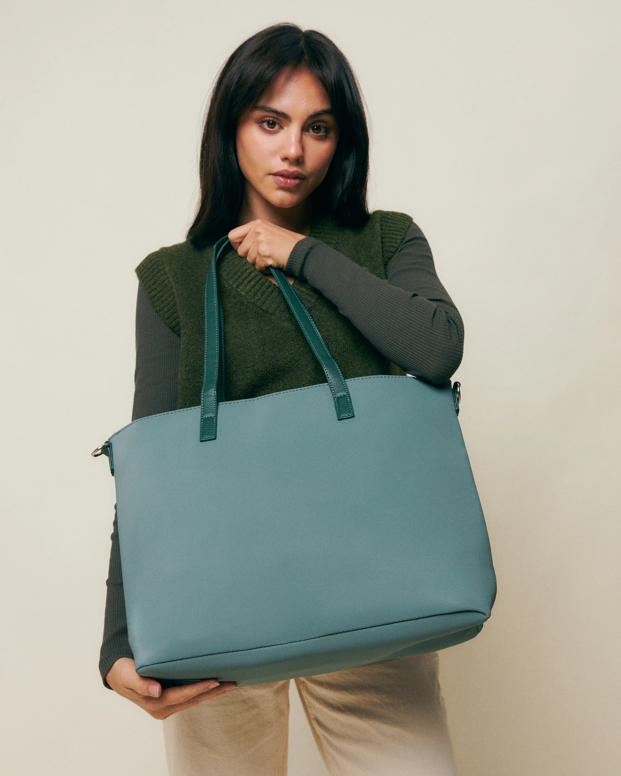 Delora portaordenador shopper con funda extraíble en nylon (13,3") - Image 3