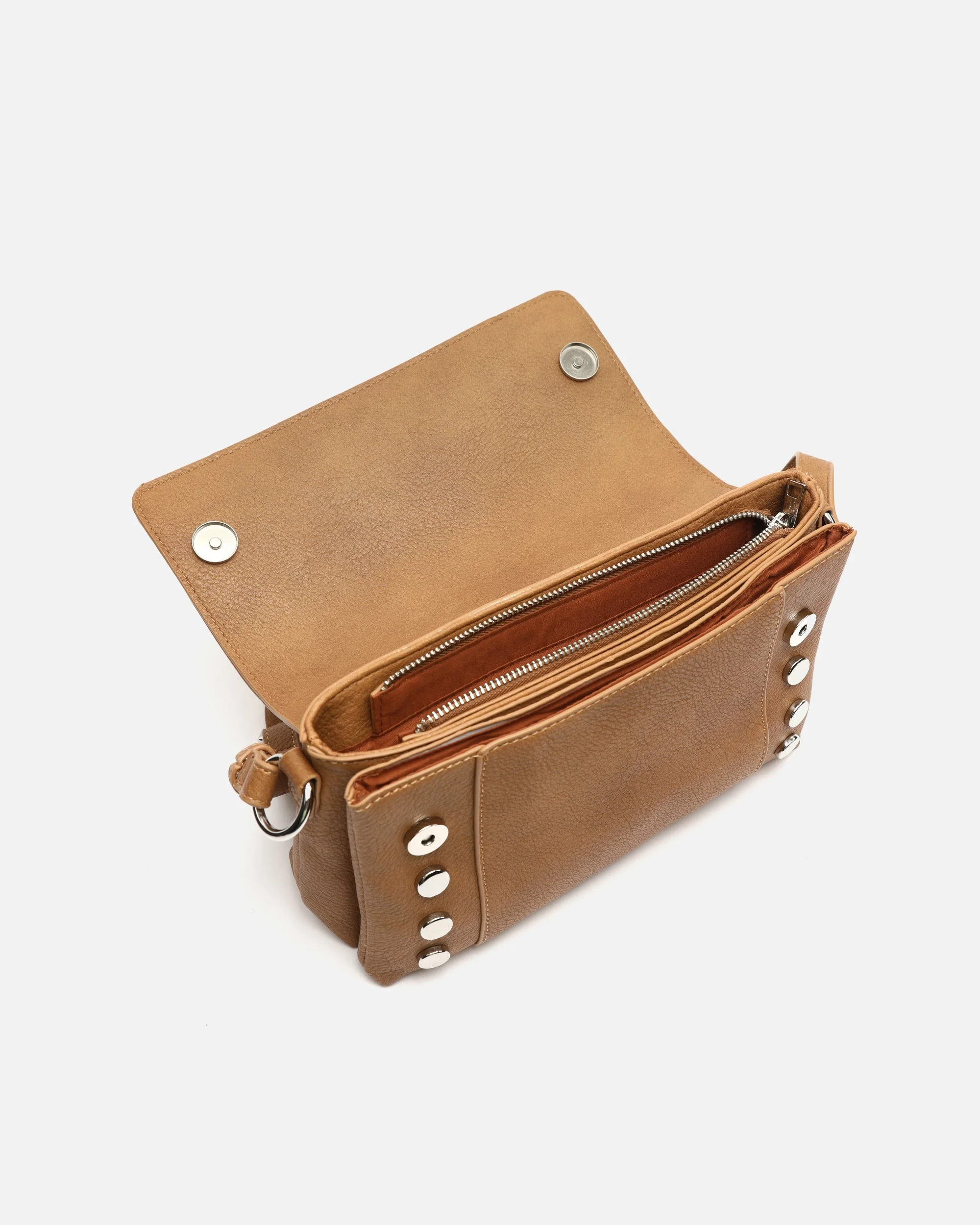 Diblin bolso bandolera con solapa y detalles metálicos - Image 10