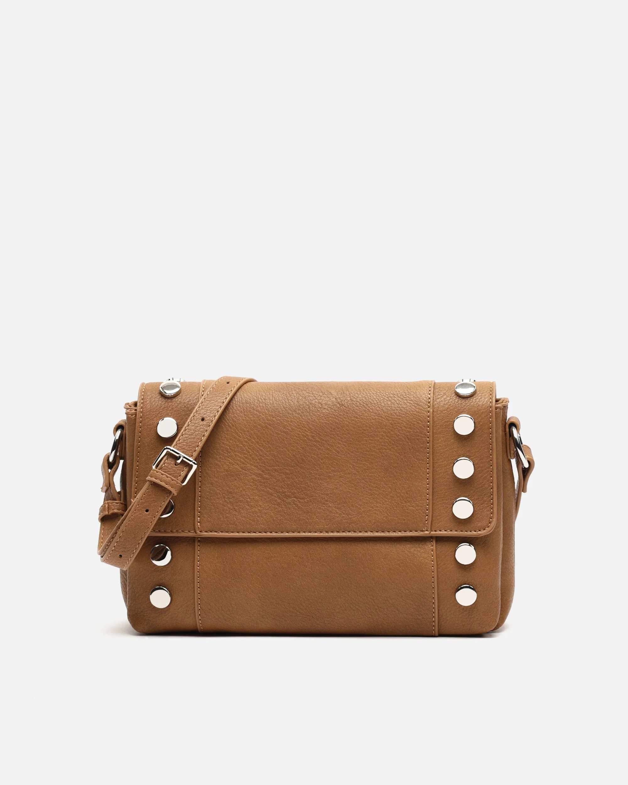 Diblin bolso bandolera con solapa y detalles metálicos - Image 6