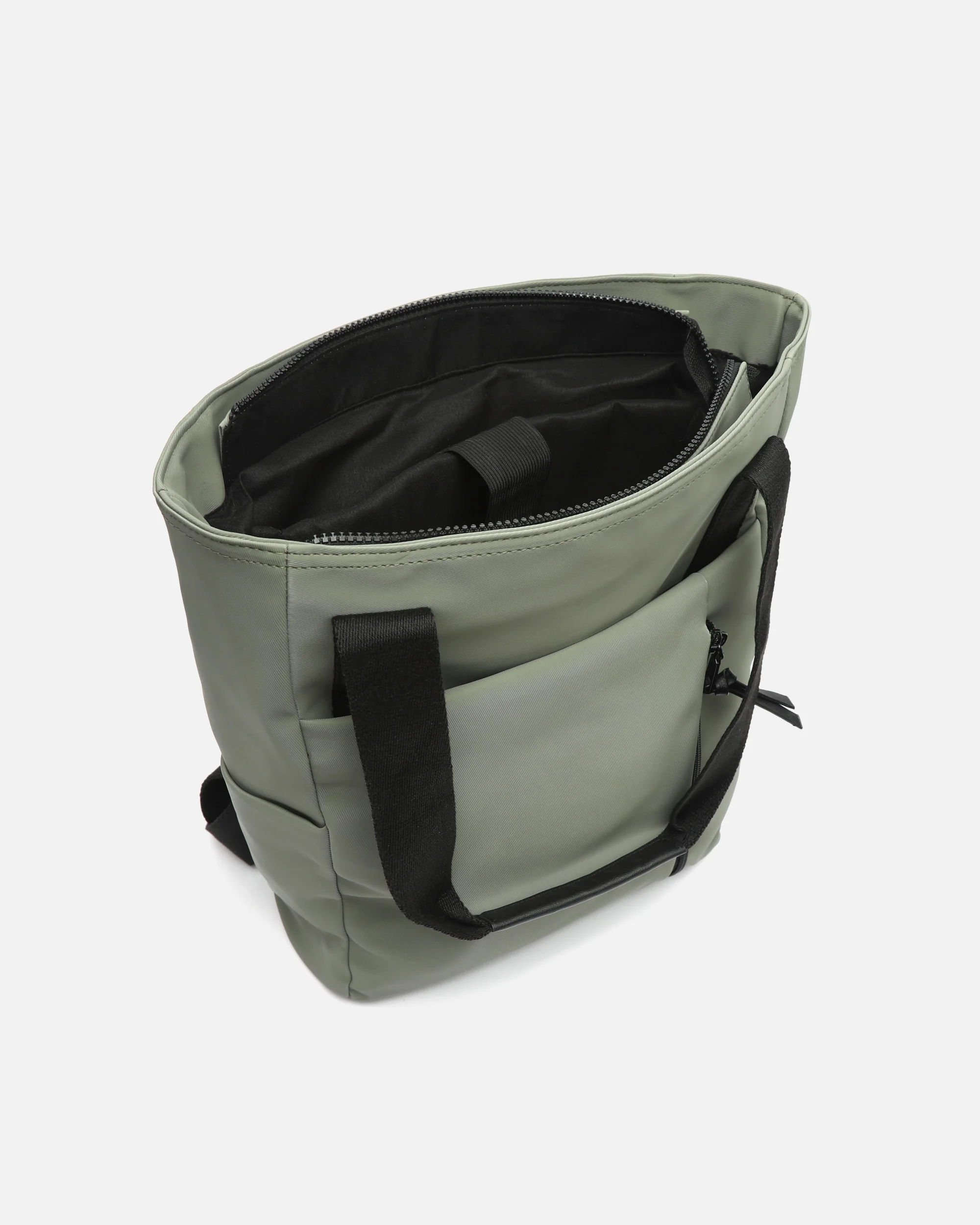 Dominica mochila grande en nylon con bolsillo para portátil (14") y asa de hombro - Image 6