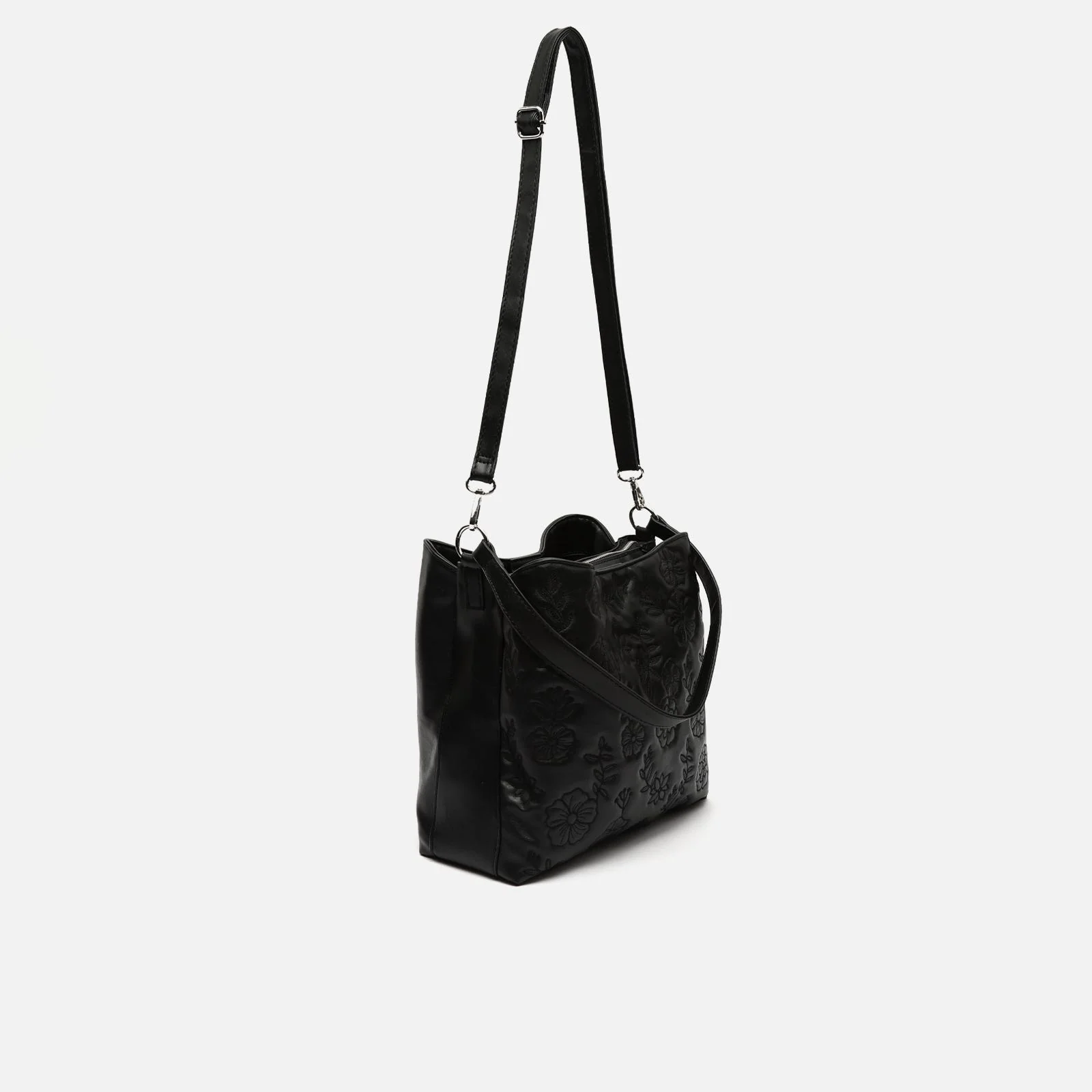 Eliette bolso hobo grande grabado floral - Image 12