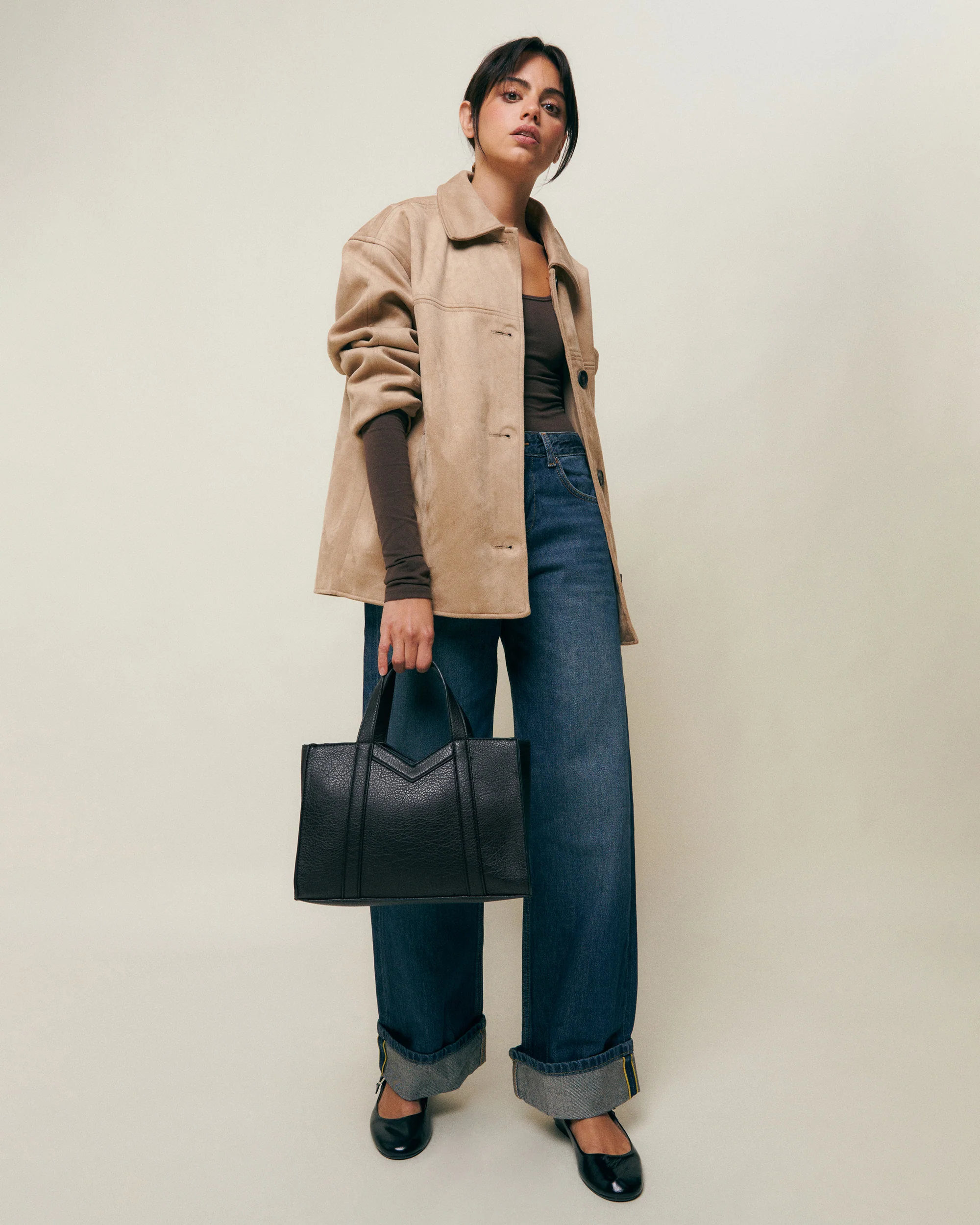 Emmes bolso tote mediano con asa bandolera extraíble - Image 3