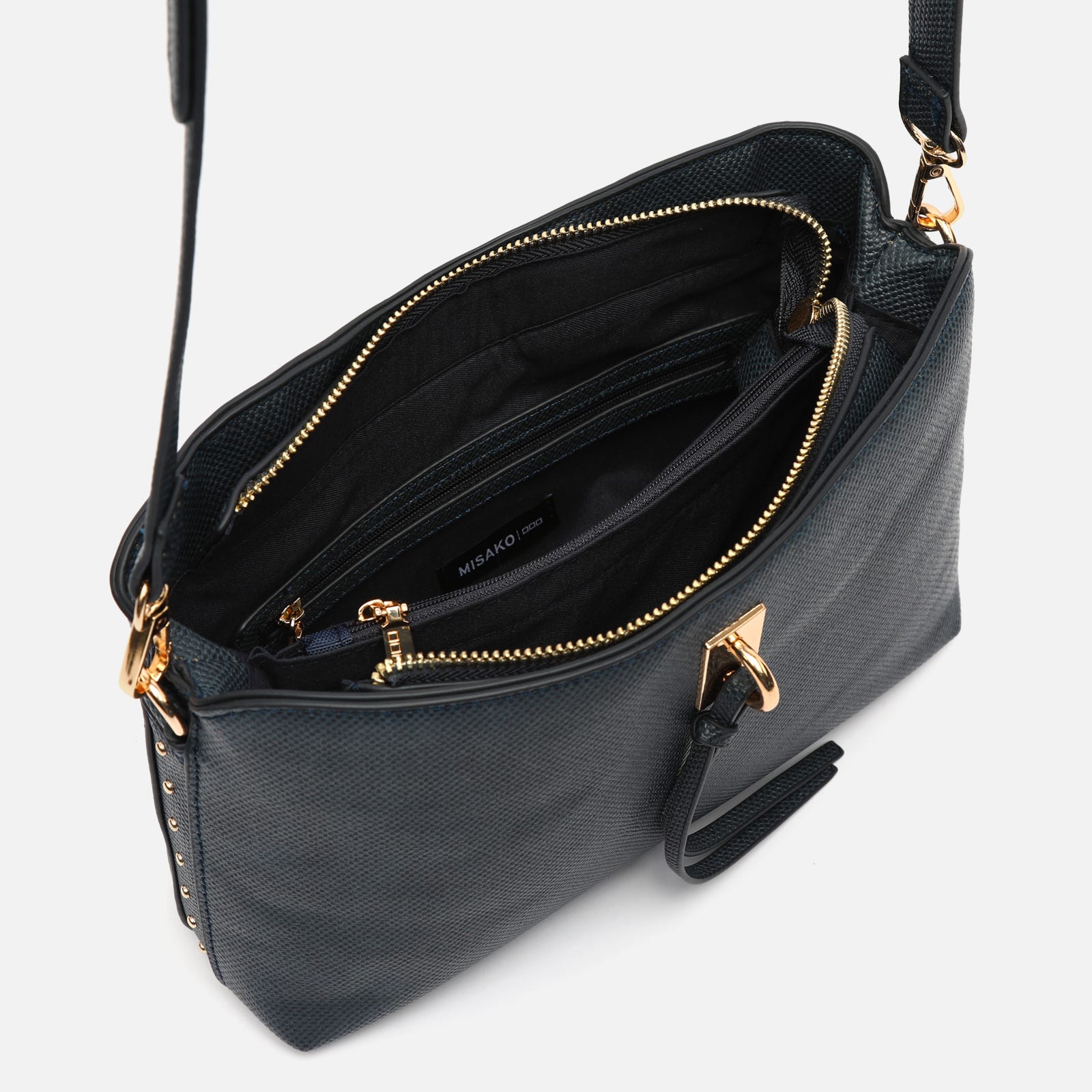 Engri bolso bandolera pequeño con detalles metálicos - Image 20
