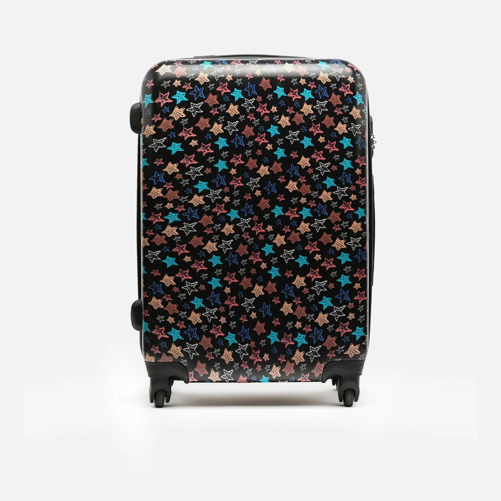 Estrella maleta mediana rÃgida estampado de estrellas ED.