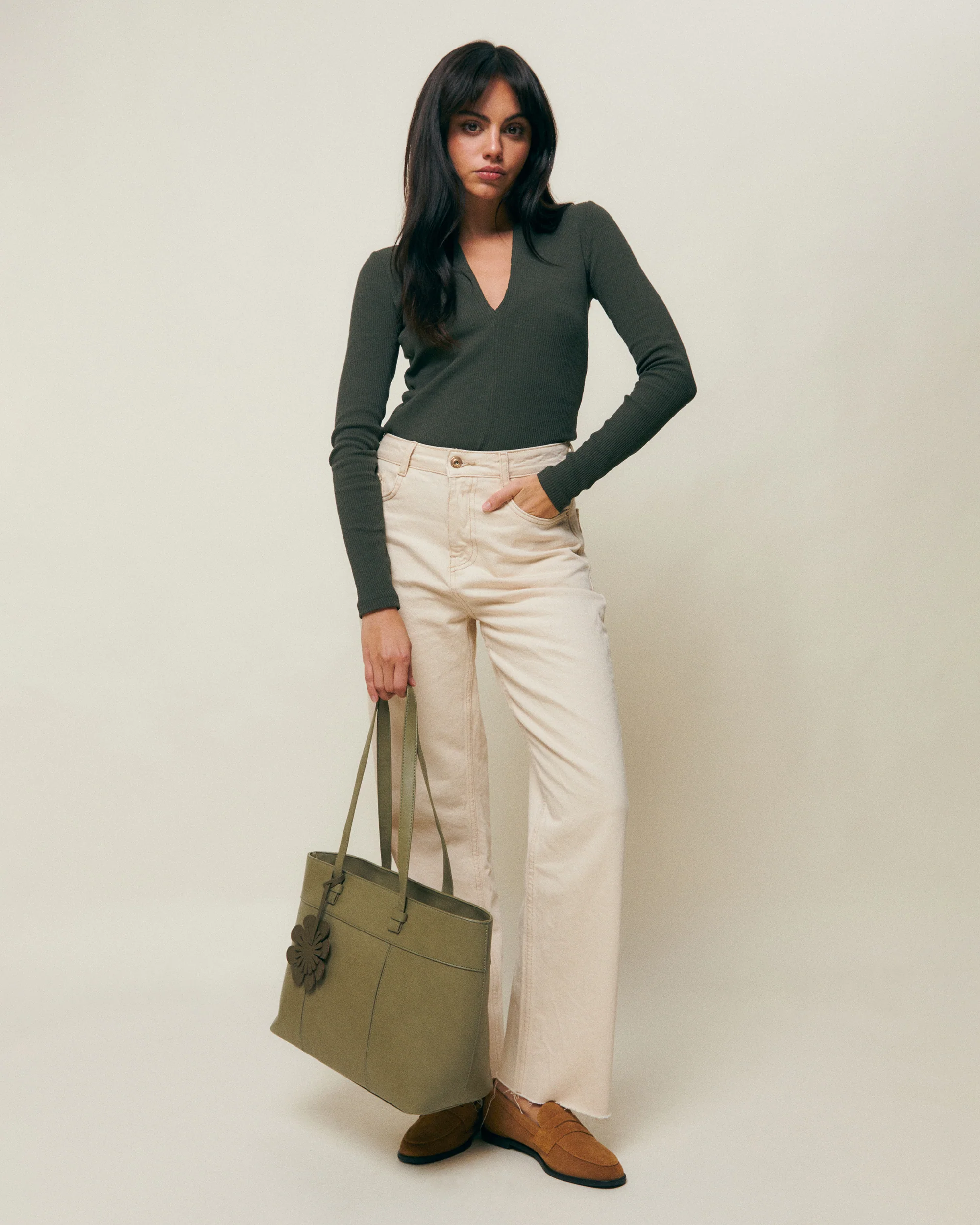 Filiberta bolso shopper grande con detalle colgante