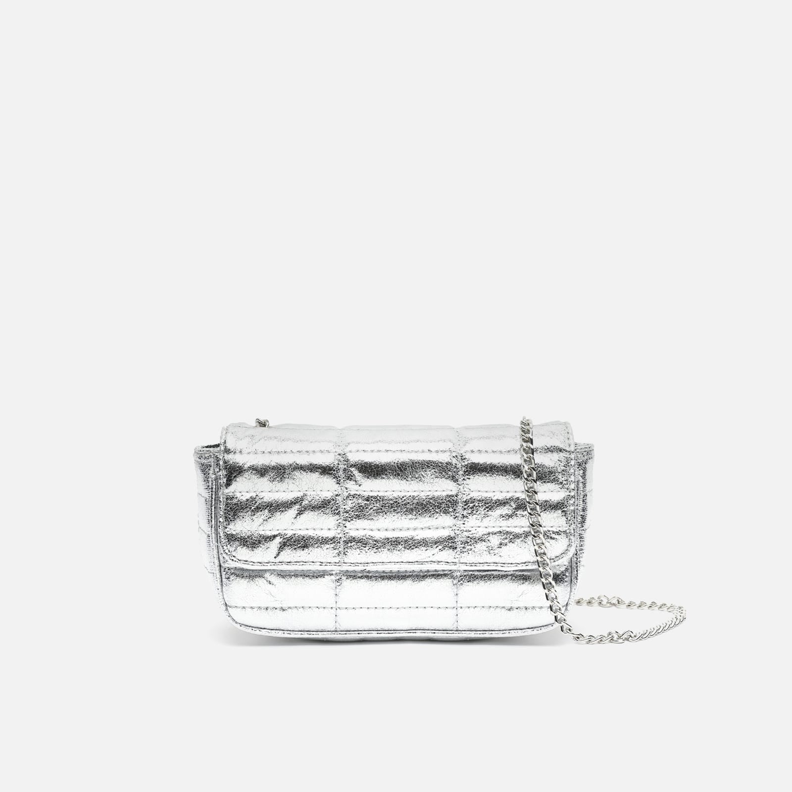 Fiore bolso bandolera de fiesta pequeño metalizado ED. - Image 6