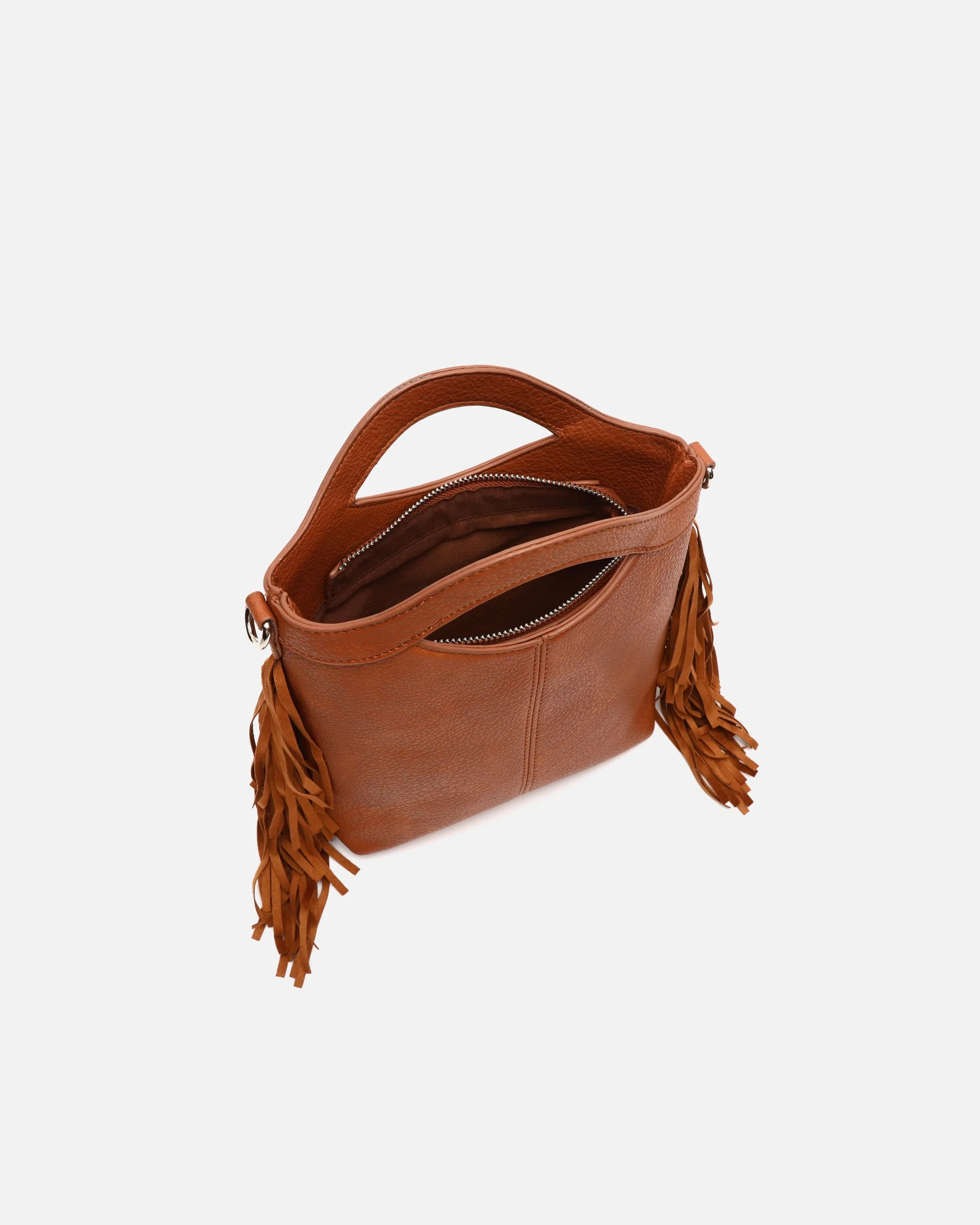 Freca bolso de mano y bandolera pequeño con flecos ED. - Image 22