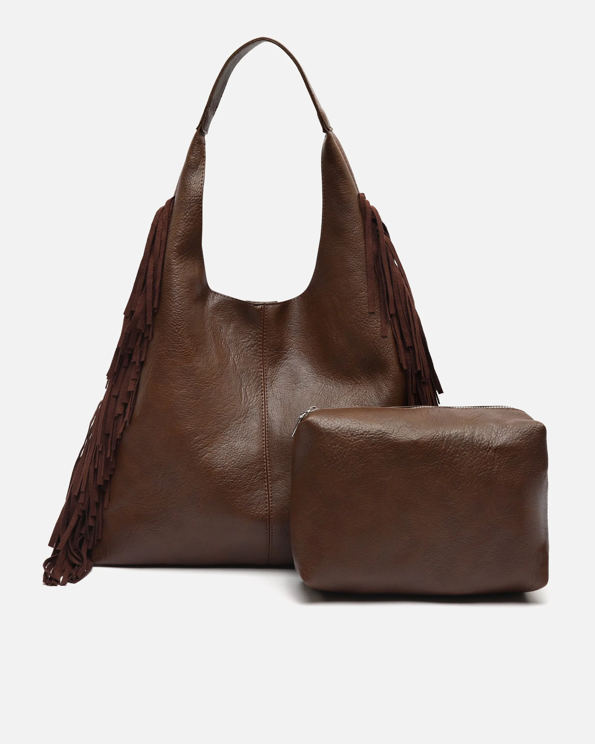 Frinpo bolso hobo con neceser extraíble y detalle flecos - Image 17