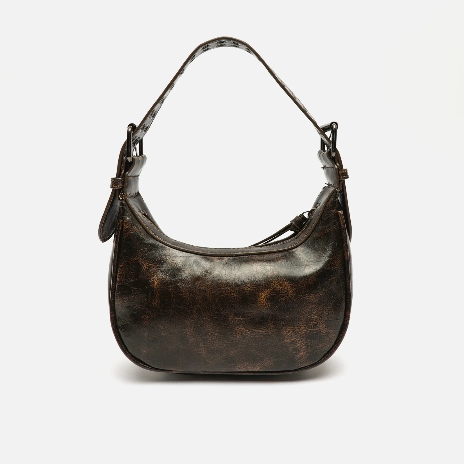 Iloas bolso de hombro con asa regulable y detalles metálicos ED. - Image 9