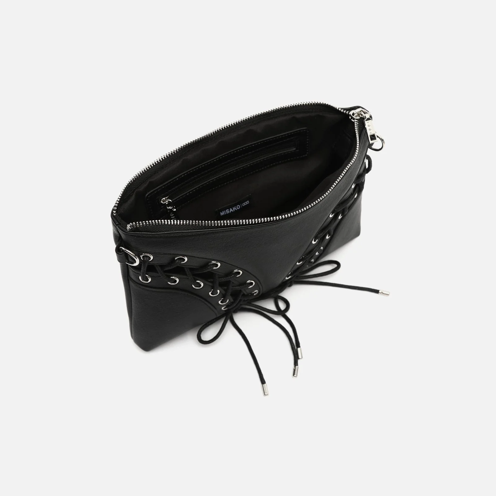 Inna bolso bandolera pequeño con detalles metálicos y asa de mano ED. - Image 5