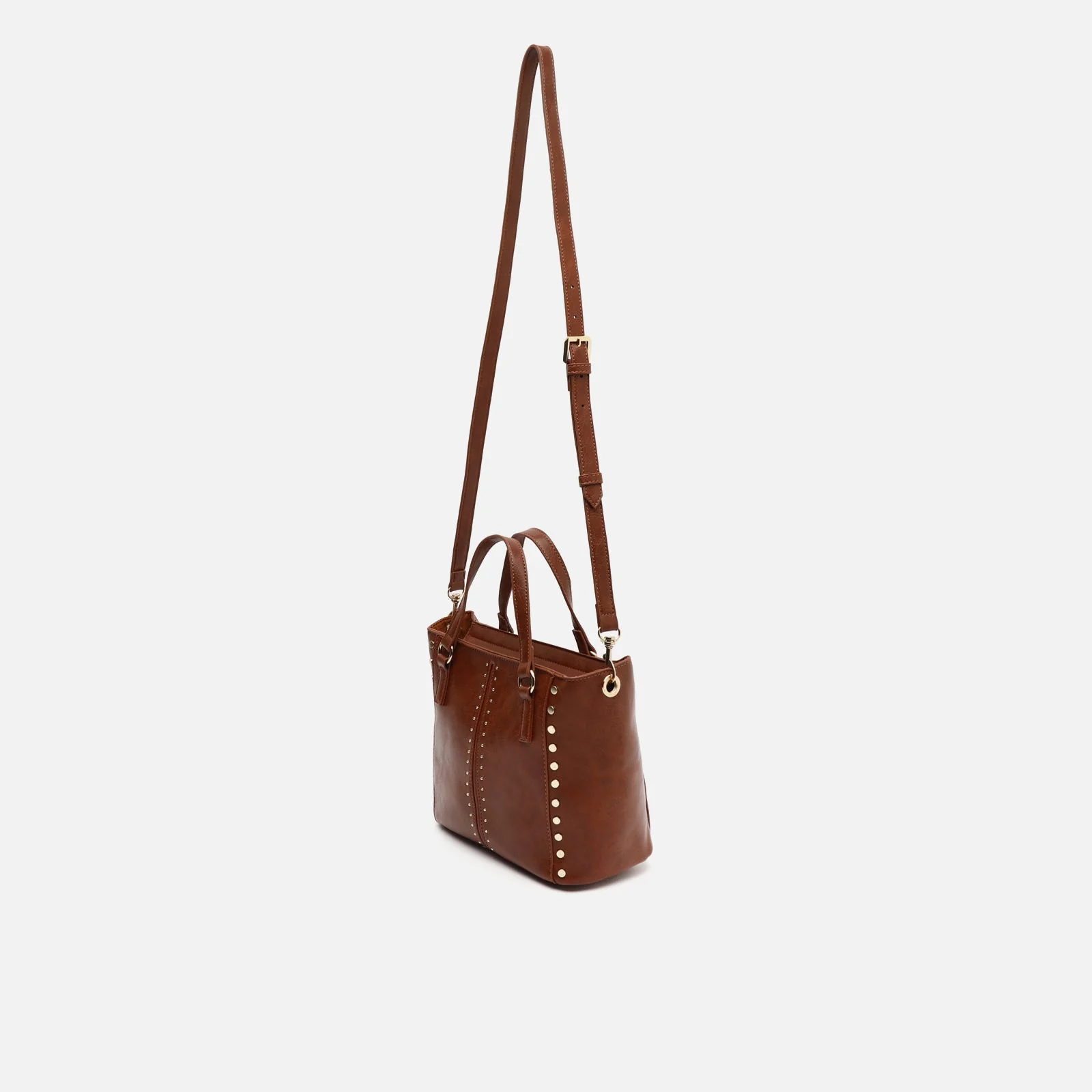 Jita bolso tote mediano con asa bandolera extraíble y detalles metálicos - Image 7