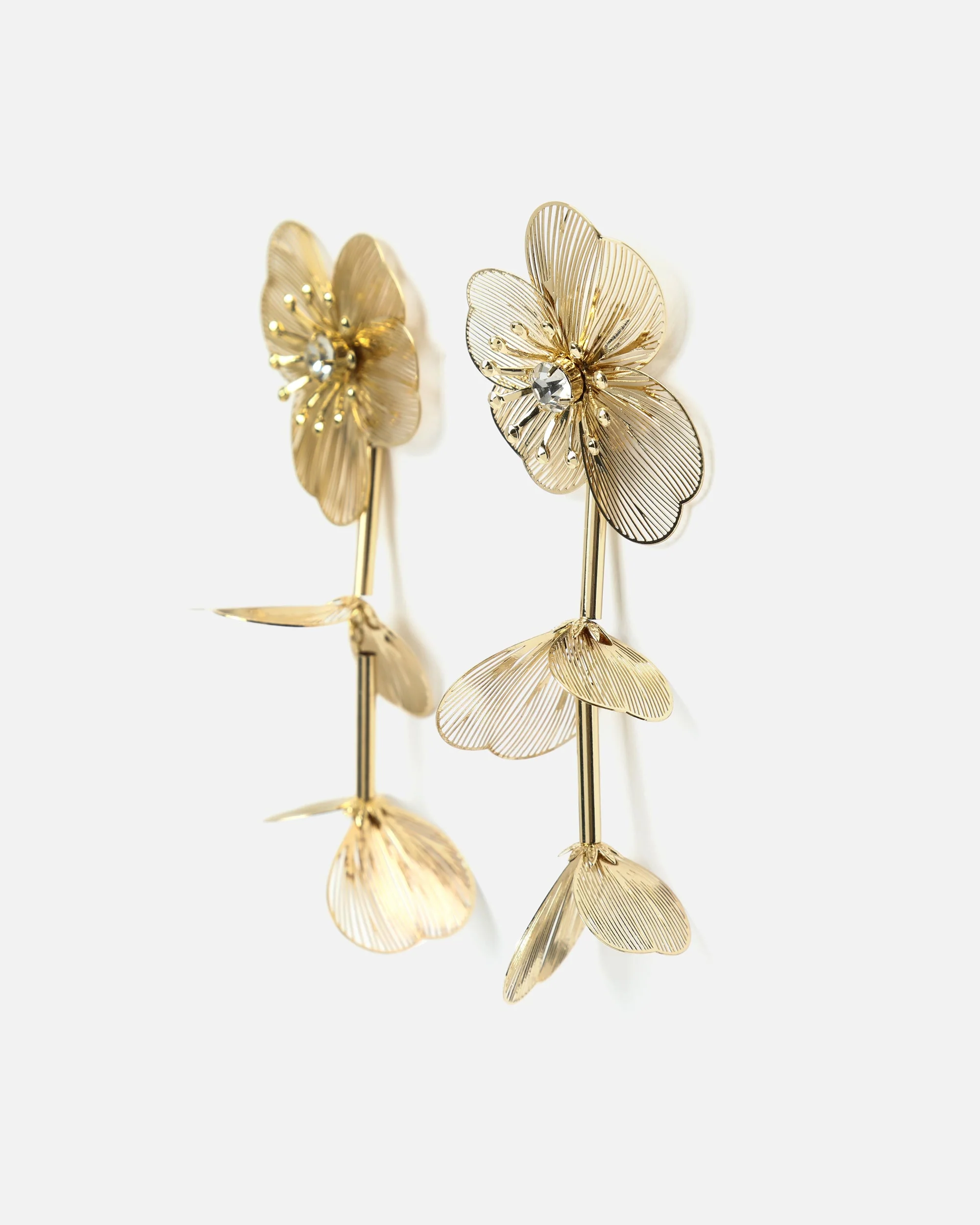Lliri pendientes largos con forma de flor ED. - Image 2