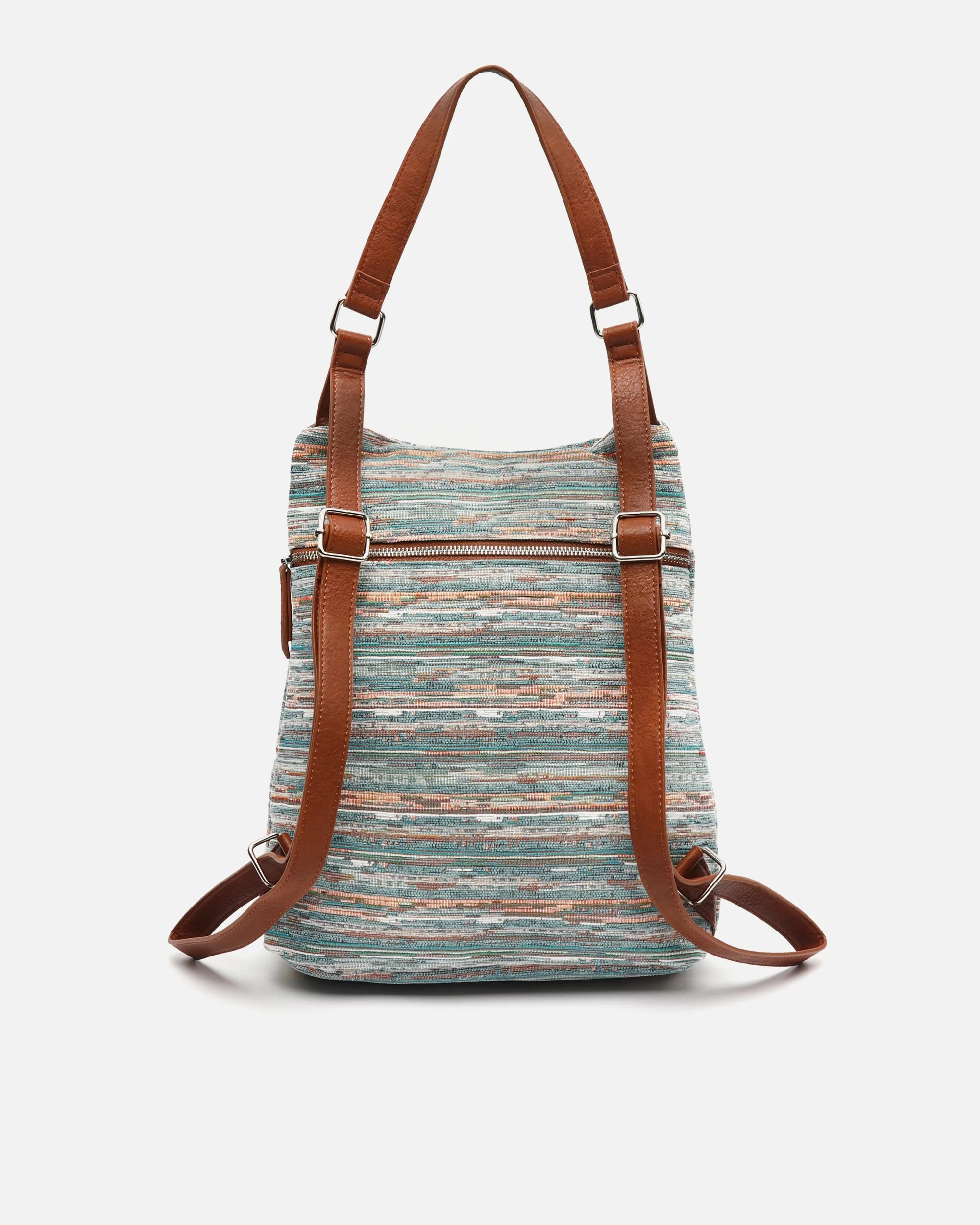 Lurdes mochila antirrobo estampado jacquard - Image 3