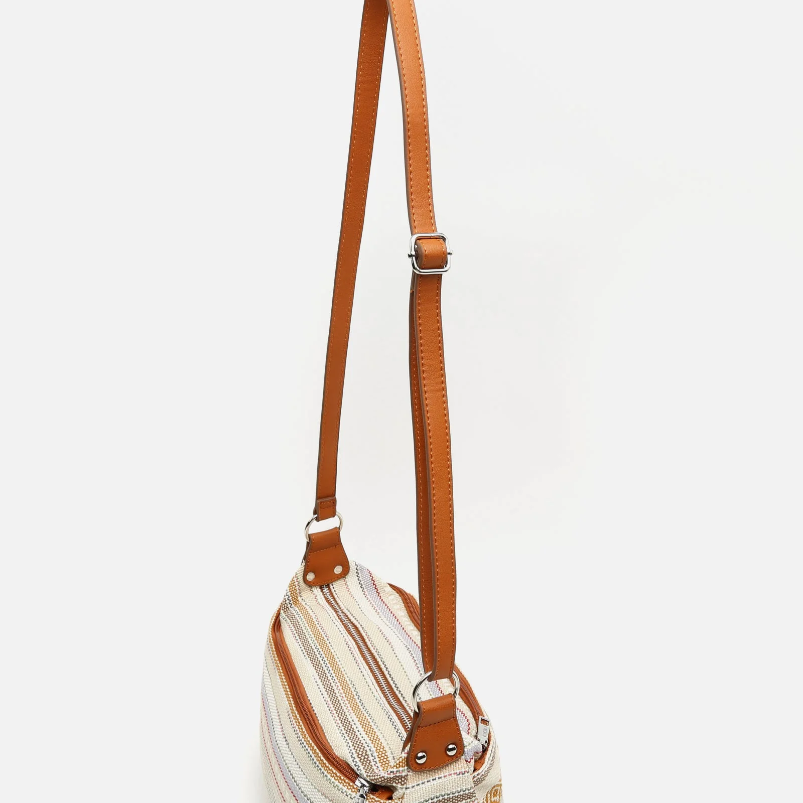 Mica bolso bandolera con estampado jacquard - Image 4