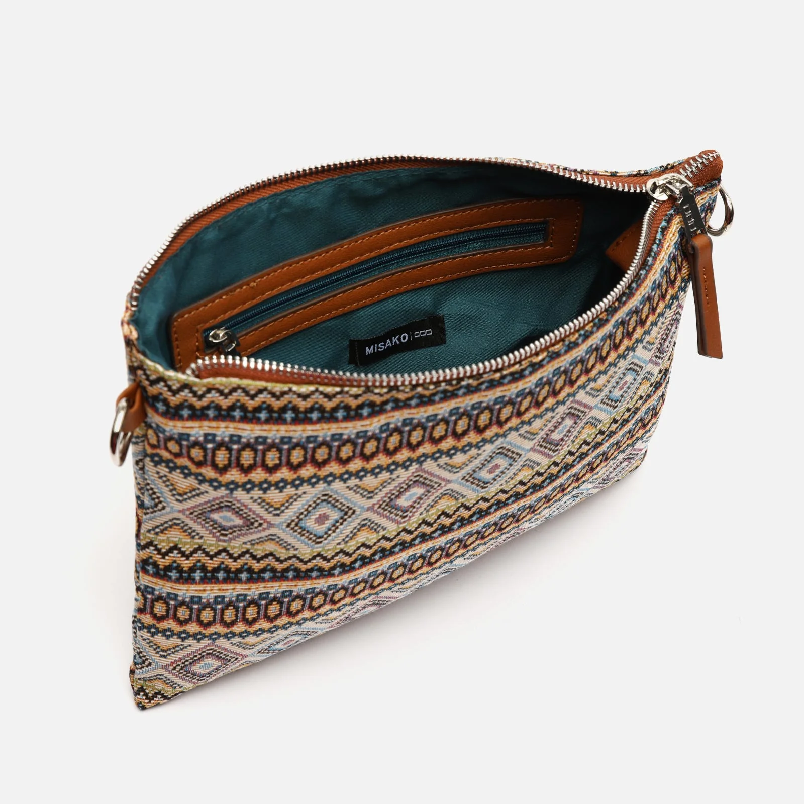 Misi bolso bandolera pequeño con estampado jacquard ED. - Image 10