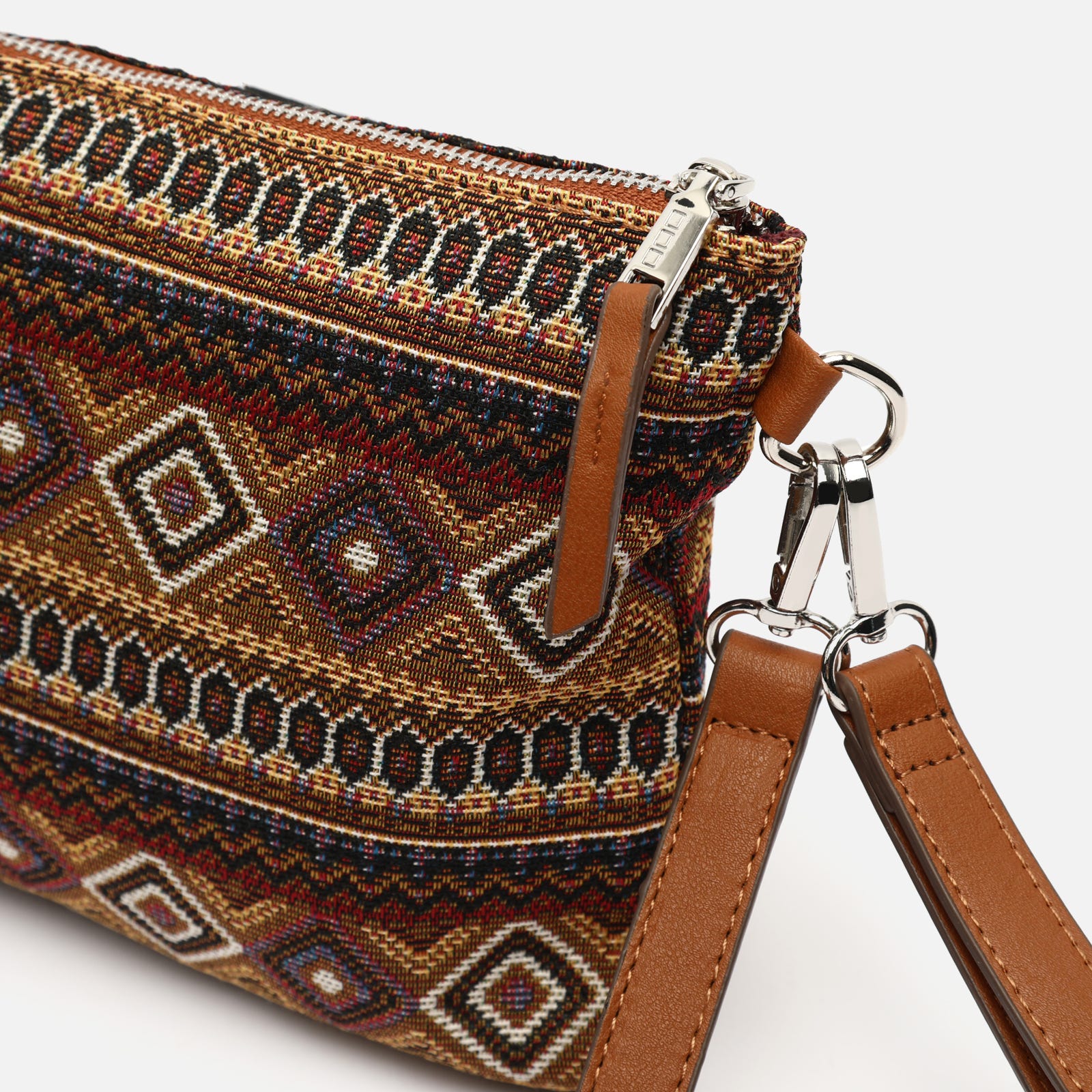 Misi bolso bandolera pequeño con estampado jacquard ED. - Image 3