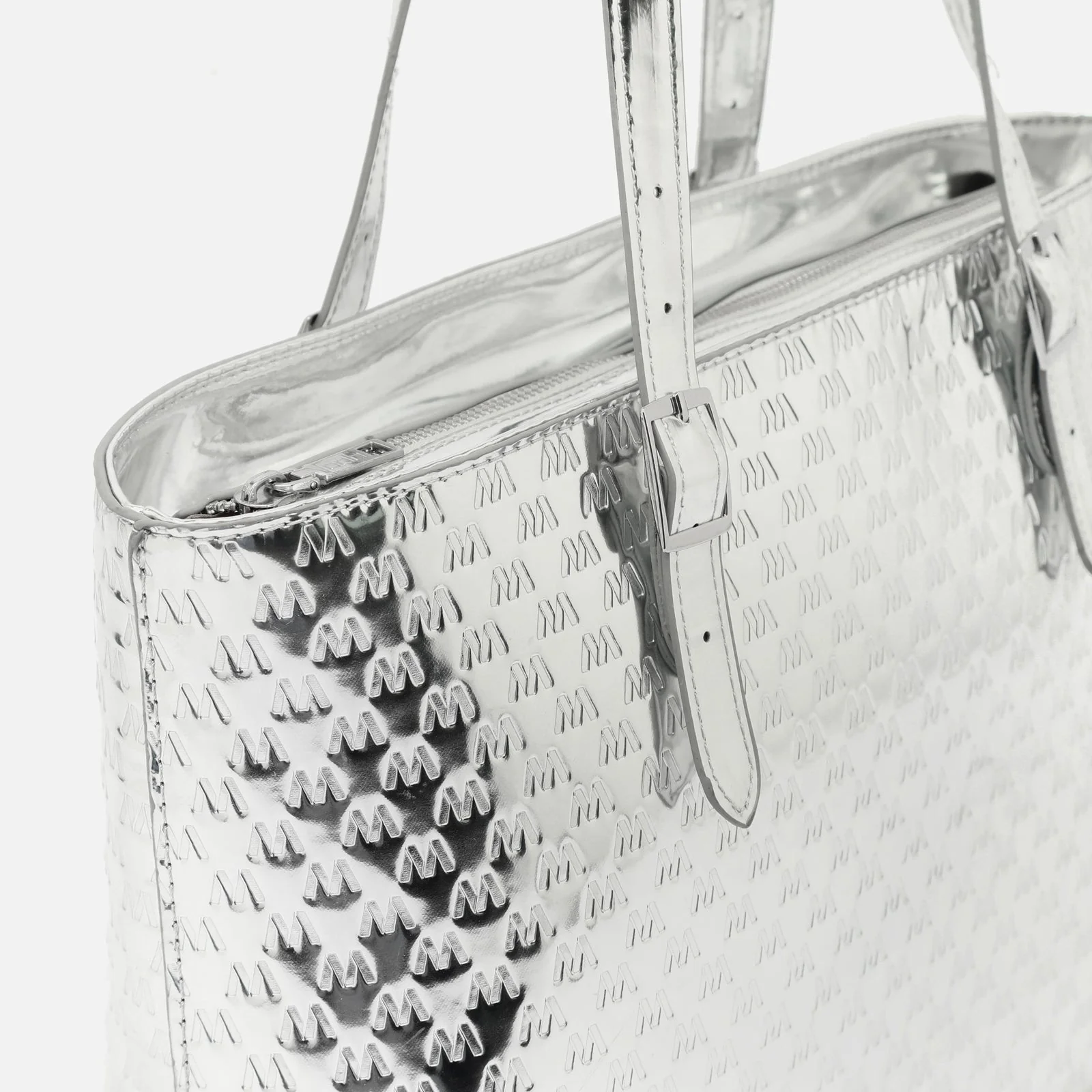 Misri bolso shopper grande con bolsillo para portátil (13") y estampado monogram - Image 4