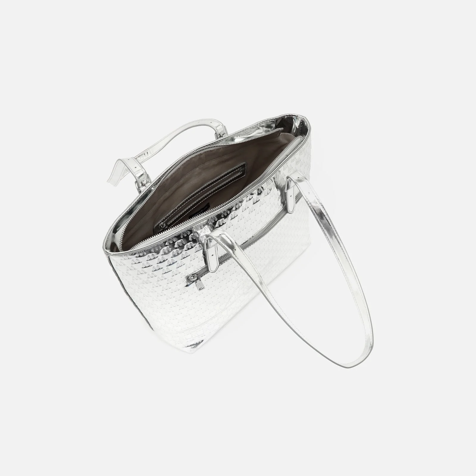 Misri bolso shopper grande con bolsillo para portátil (13") y estampado monogram - Image 5