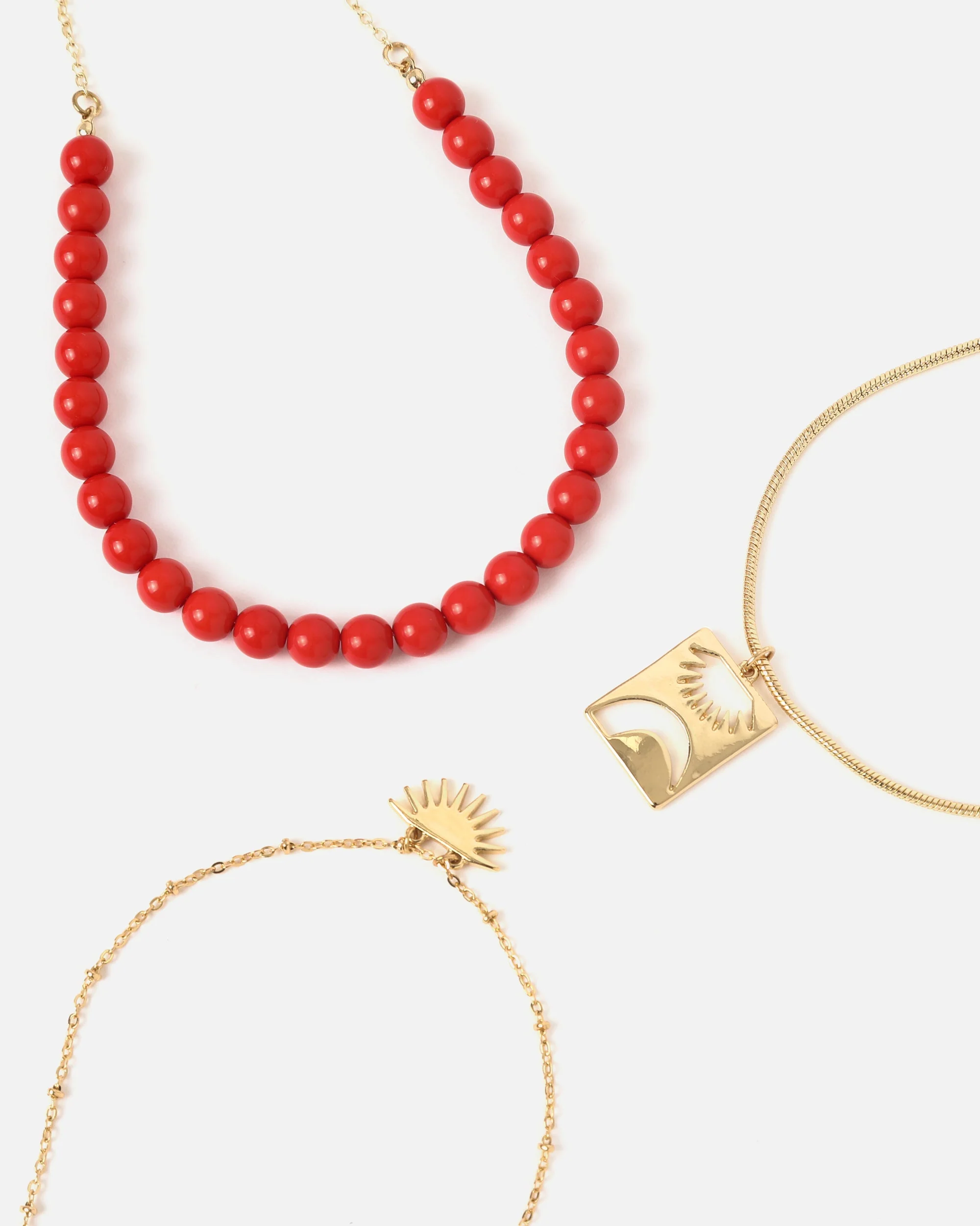 Murad conjunto de collares con colgantes ED. - Image 3