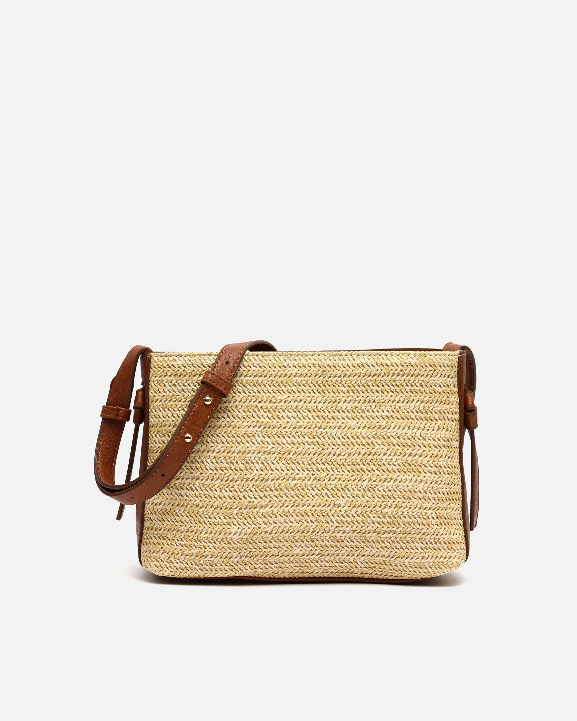 Nots bolso bandolera pequeño efecto rafia