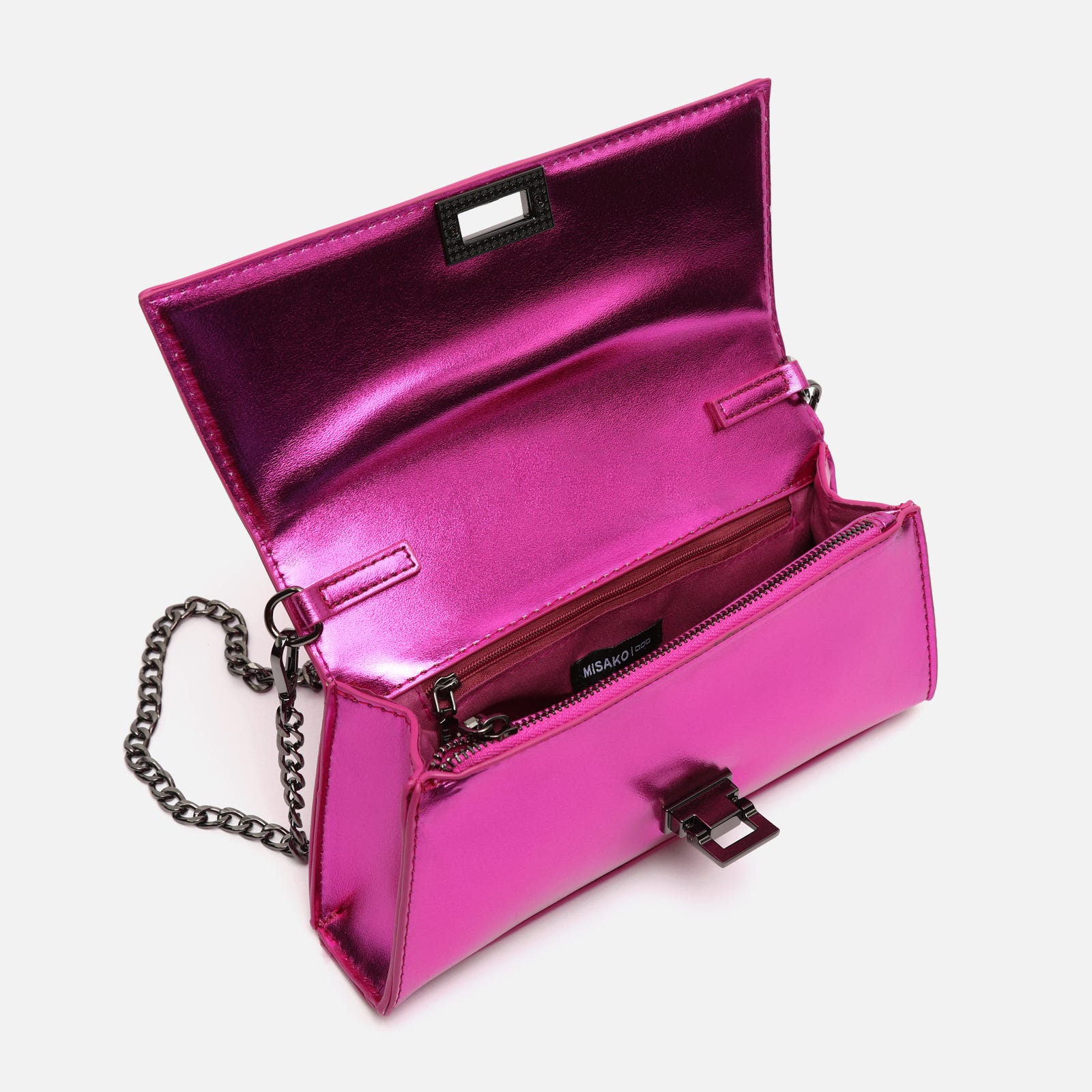 Odeta bolso fiesta de mano pequeño con tira bandolera extraíble ED. - Image 5