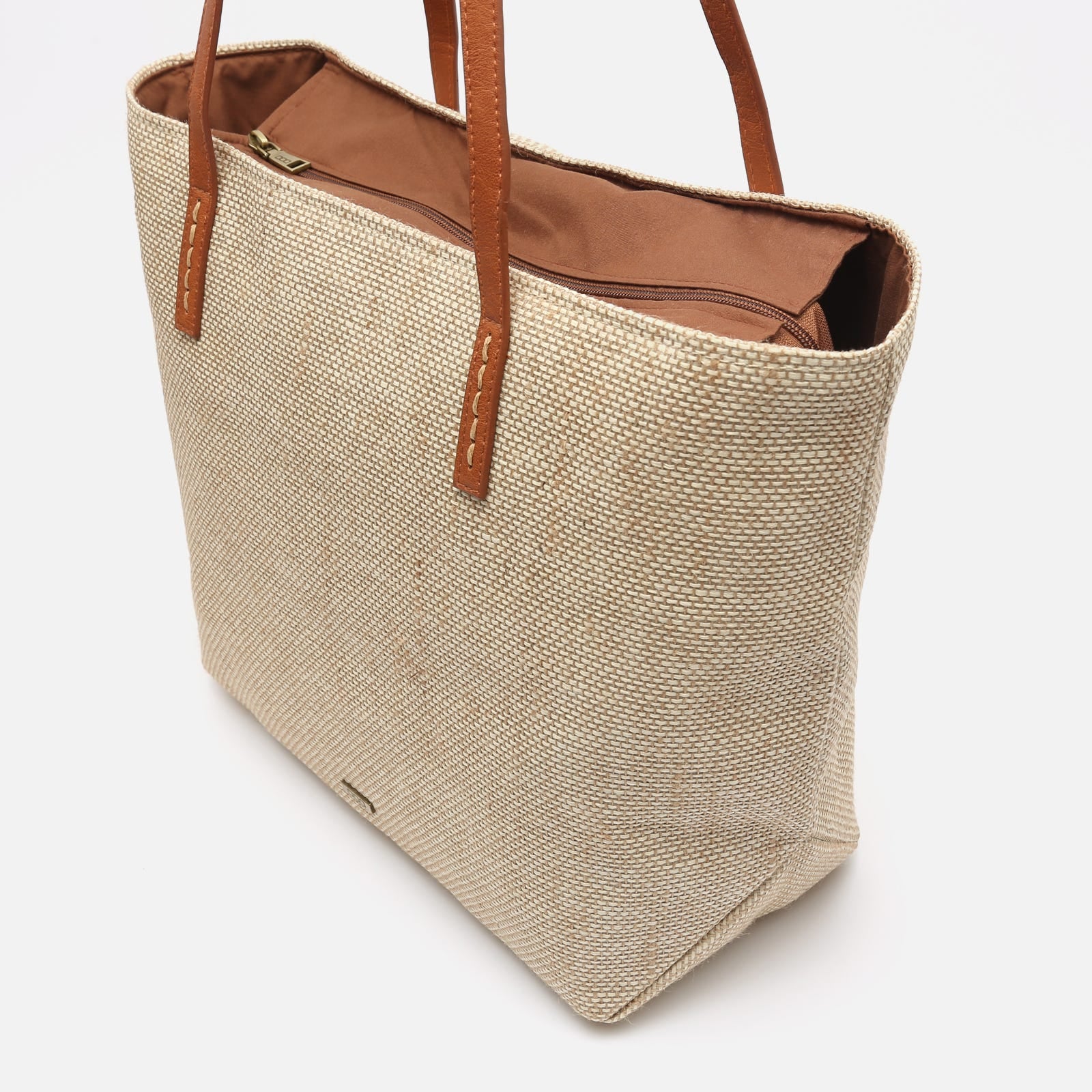 Paraiso bolso shopper grande efecto rafia - Image 3