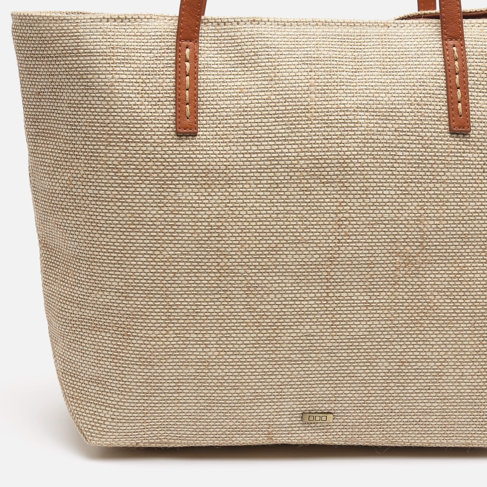 Paraiso bolso shopper grande efecto rafia - Image 4