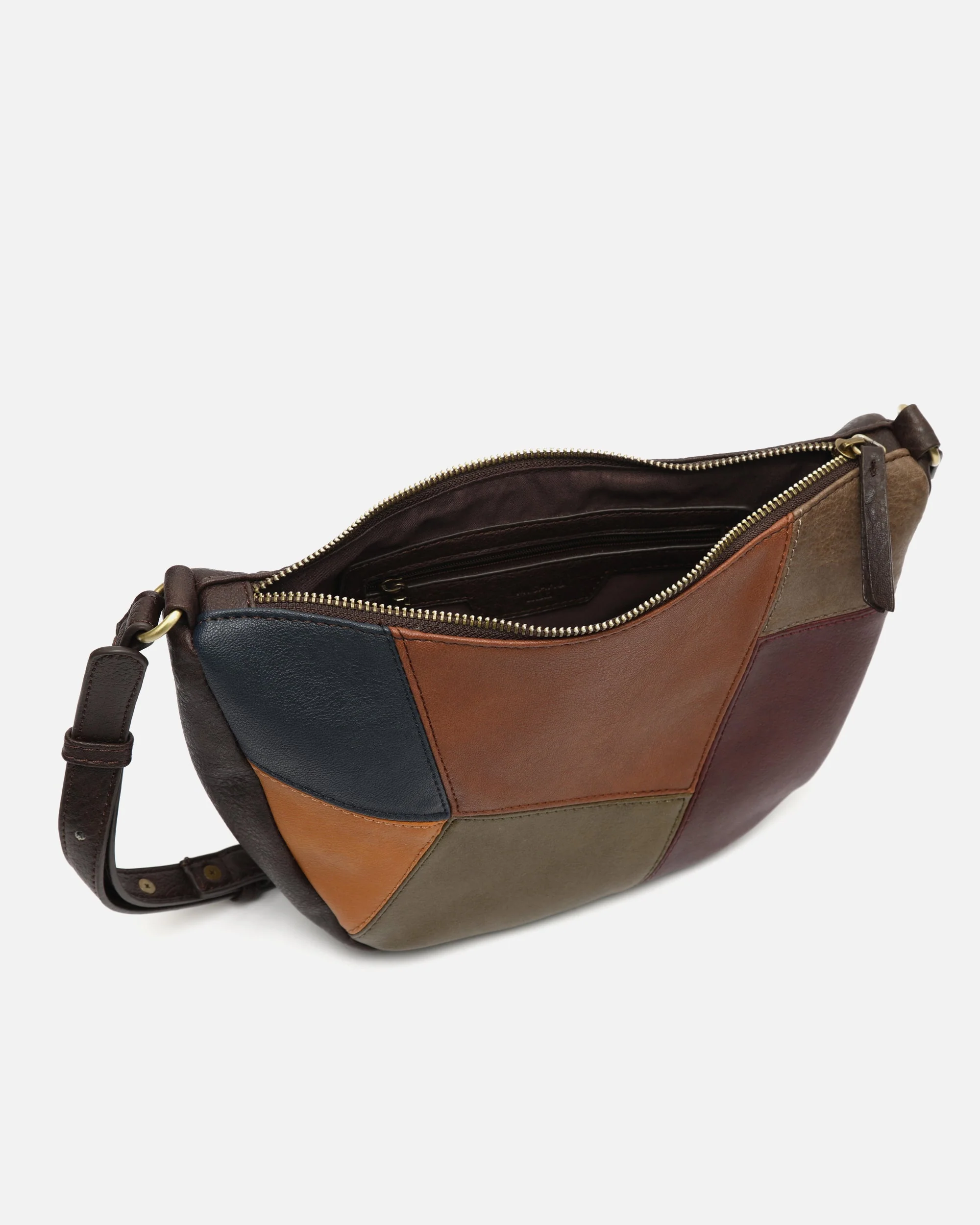 Popu bolso bandolera con estampado patchwork - Image 5