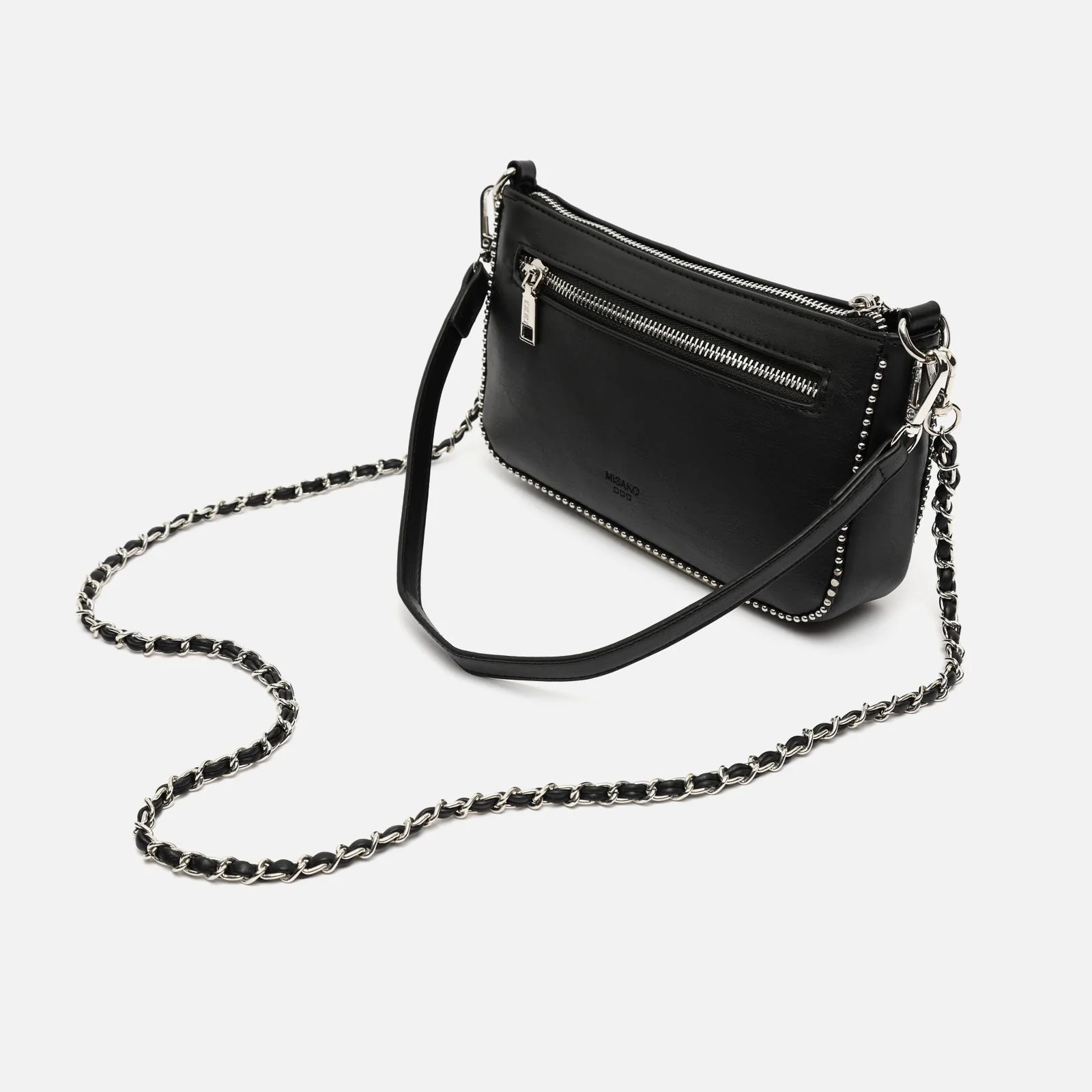 Sibila bolso de hombro pequeño con asa bandolera y detalles metálicos - Image 4