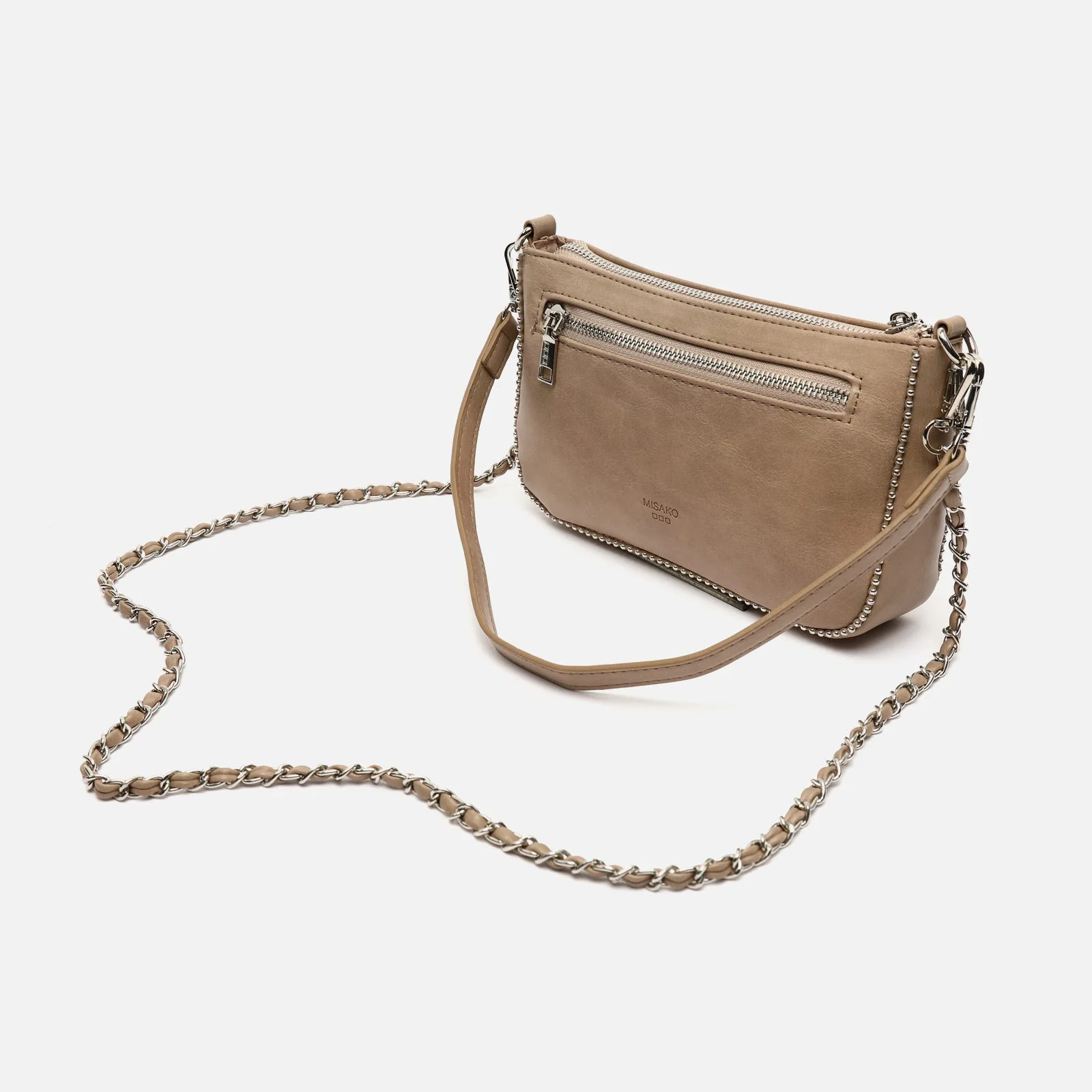 Sibila bolso de hombro pequeño con asa bandolera y detalles metálicos - Image 9