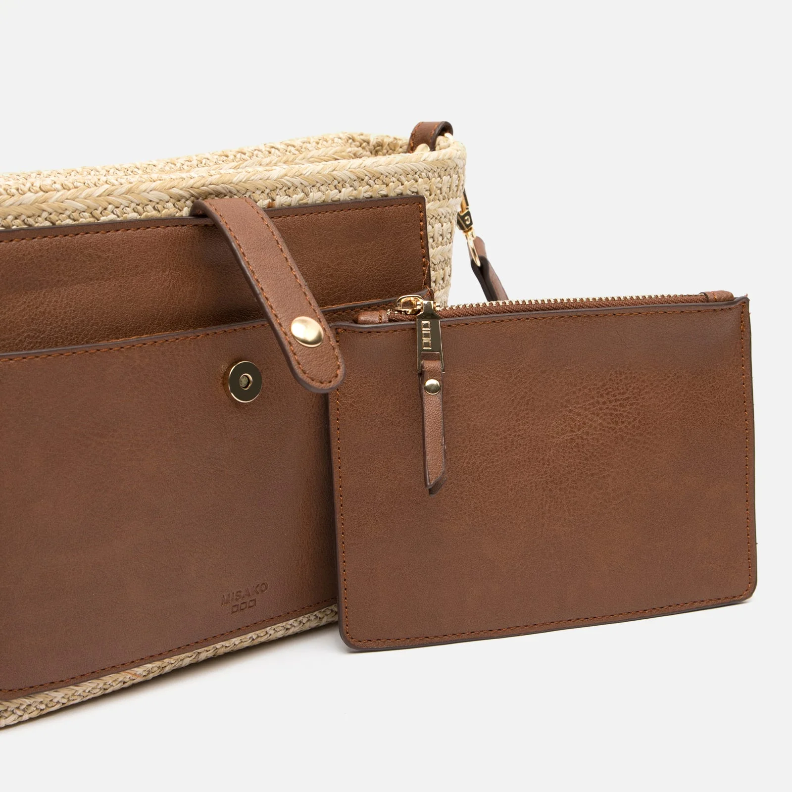 Suinchy bolso bandolera pequeño efecto rafia - Image 3