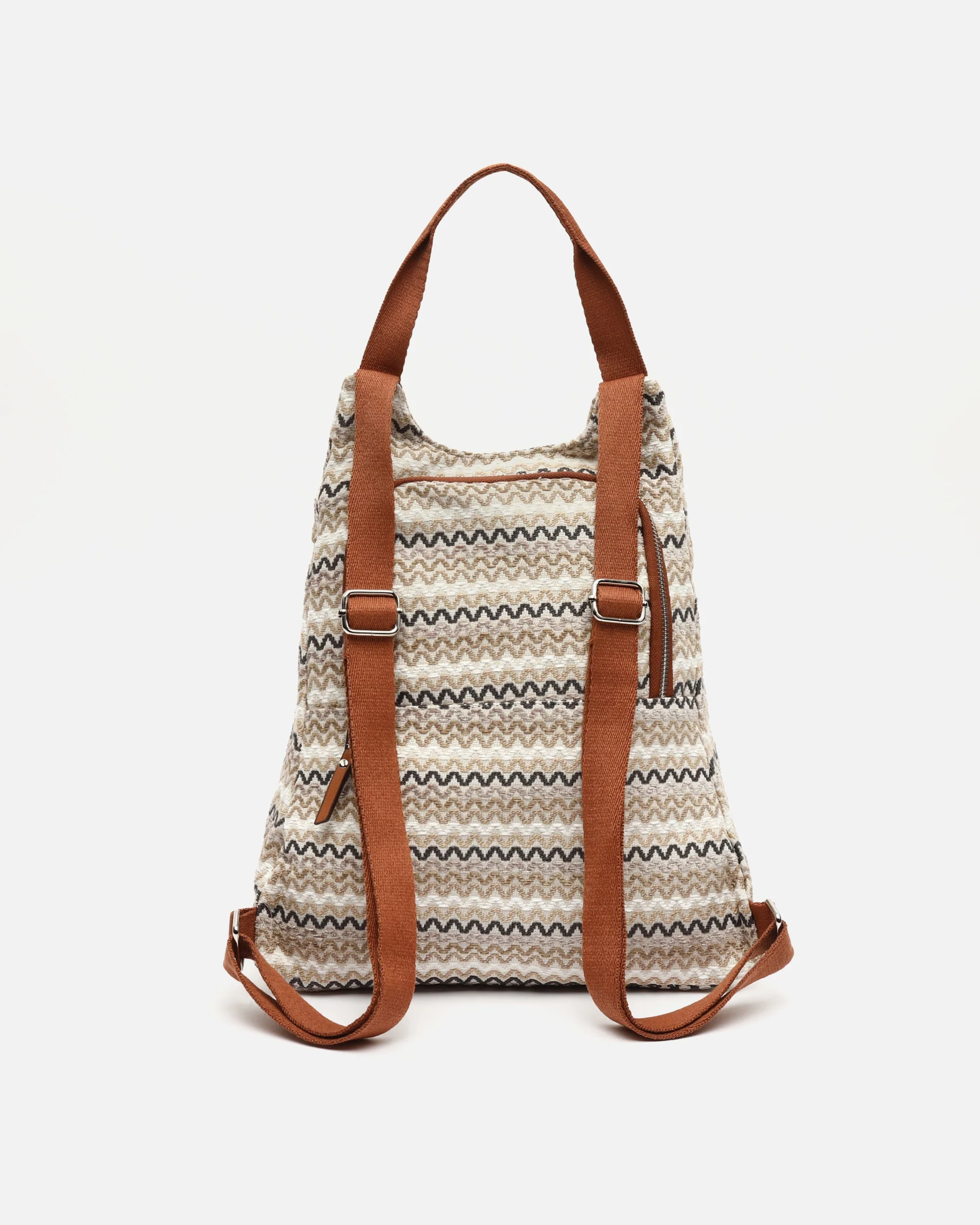 Tarvos mochila antirrobo con estampado jacquard - Image 3