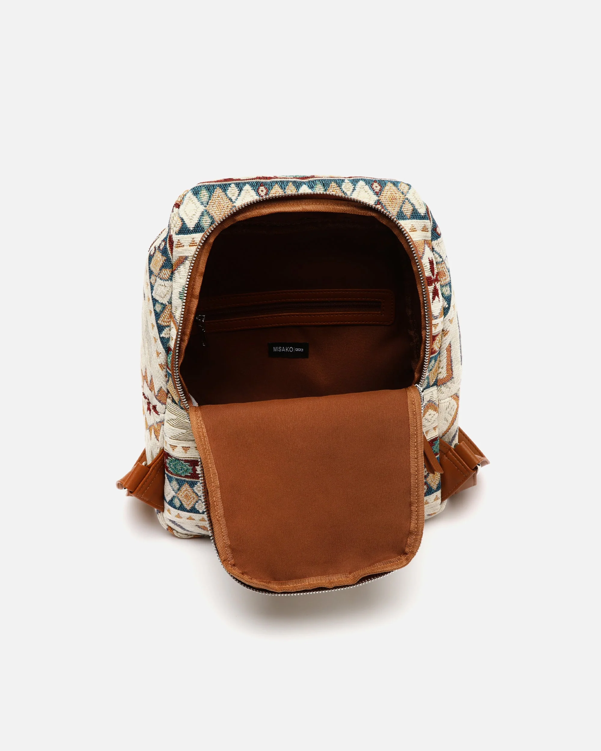 Tiani mochila antirrobo con estampado jacquard - Image 5