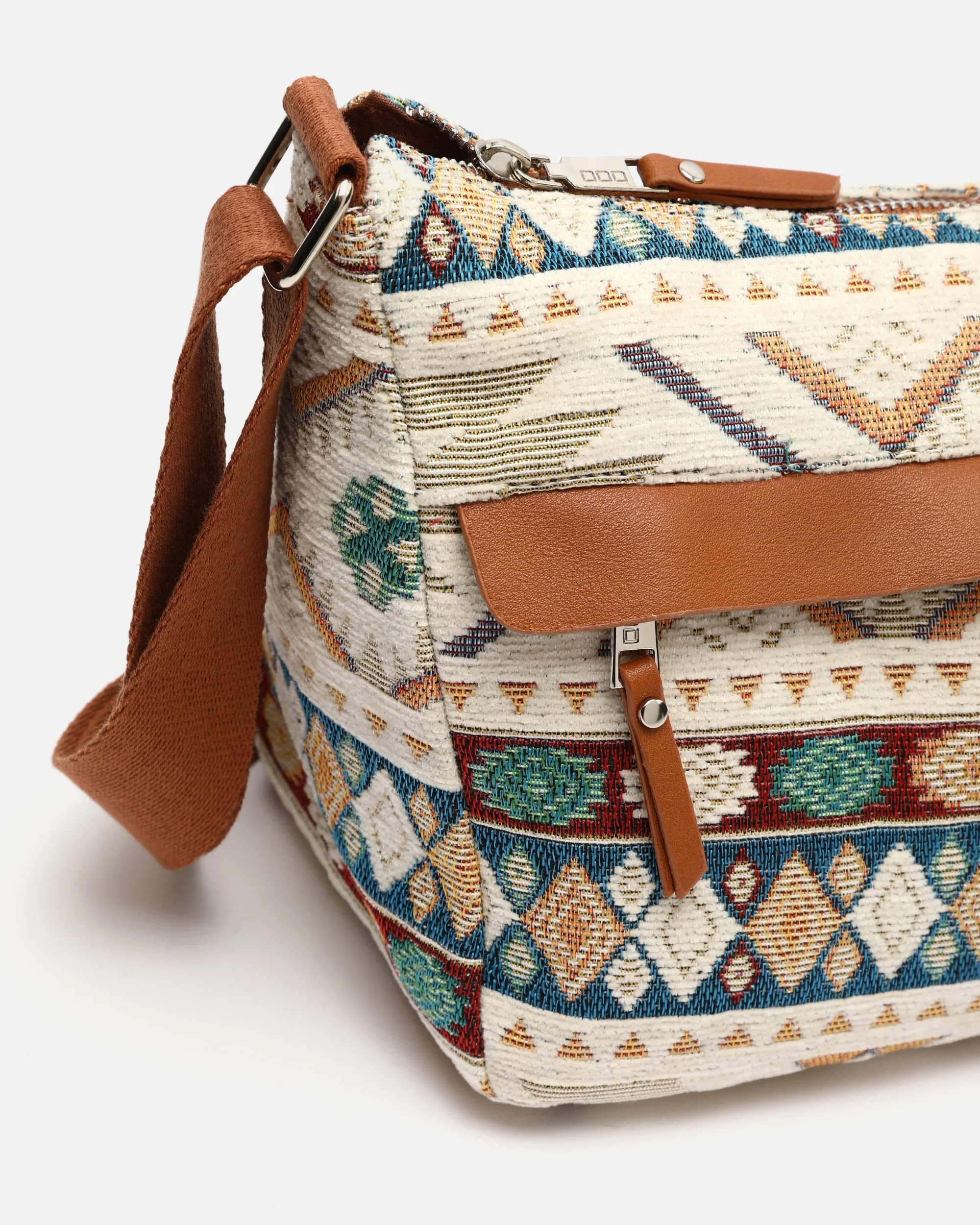 Tianis bolso bandolera con estampado jacquard - Image 3