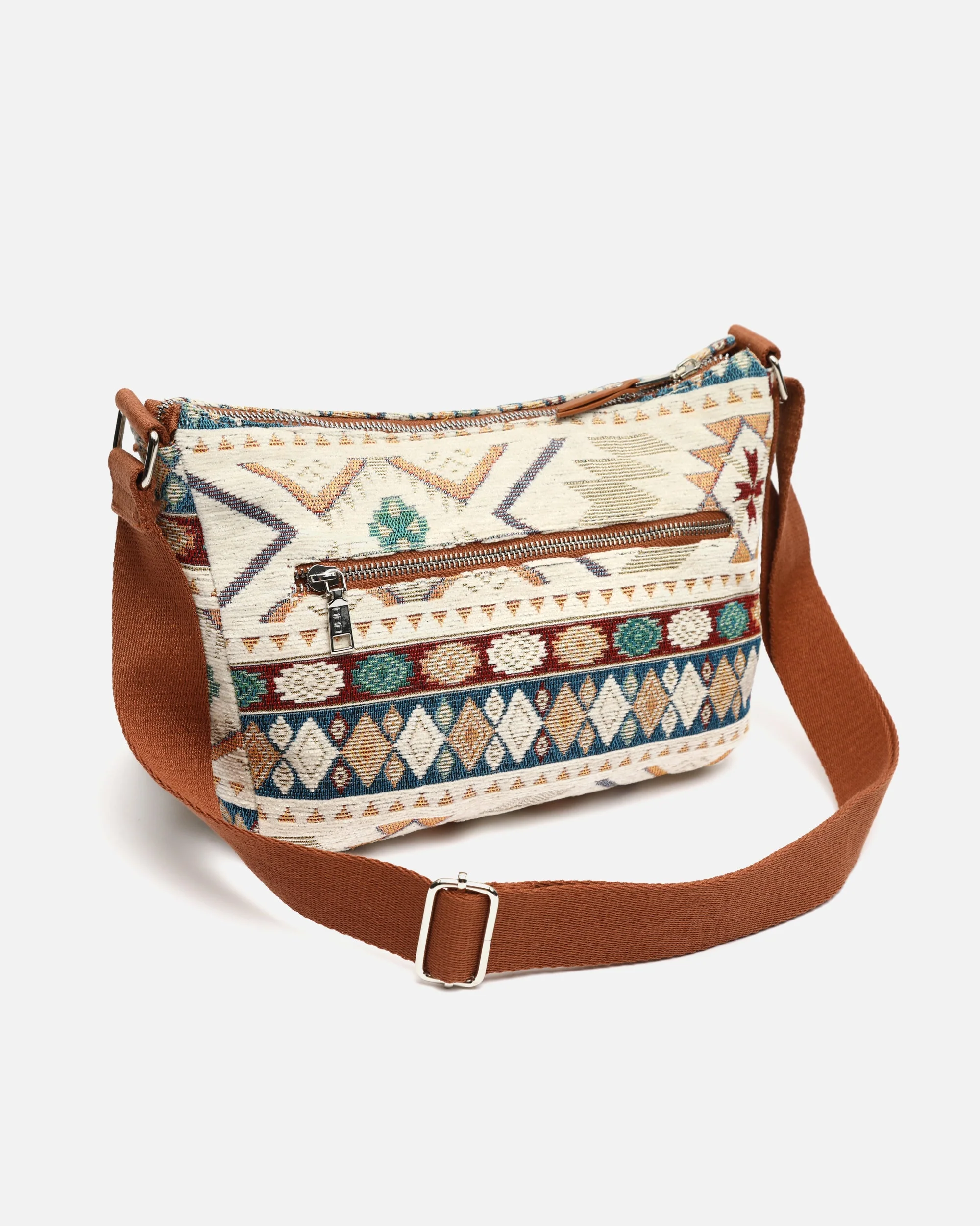 Tianis bolso bandolera con estampado jacquard - Image 4