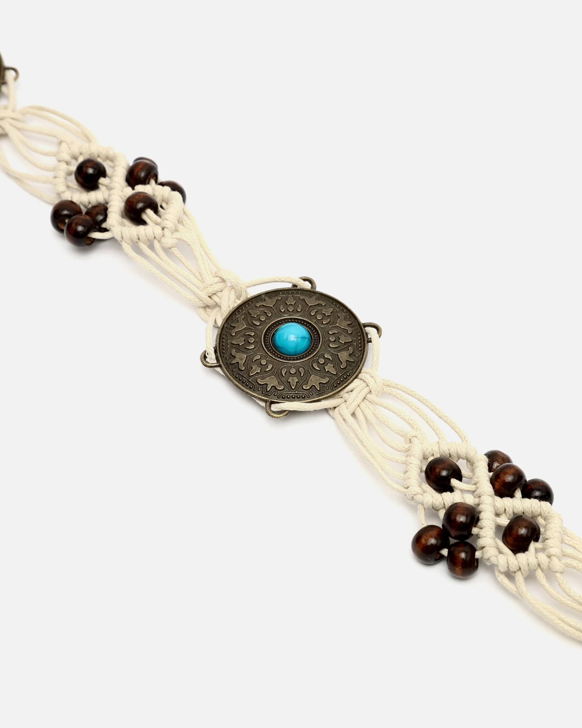 Varia cinturón boho de cuerdas con detalles ED. - Image 2