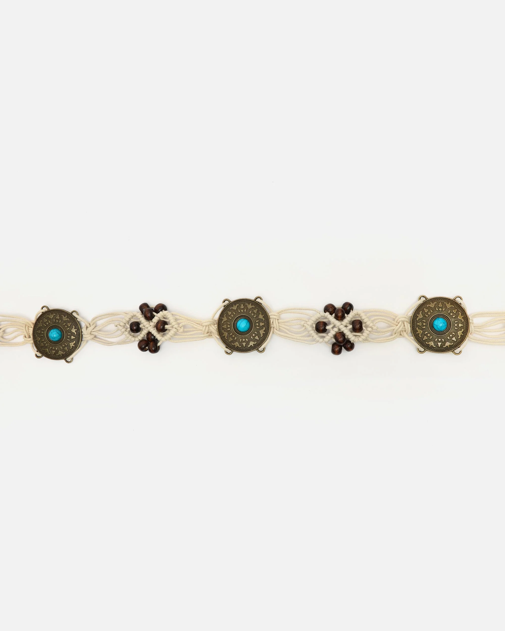 Varia cinturón boho de cuerdas con detalles ED. - Image 3