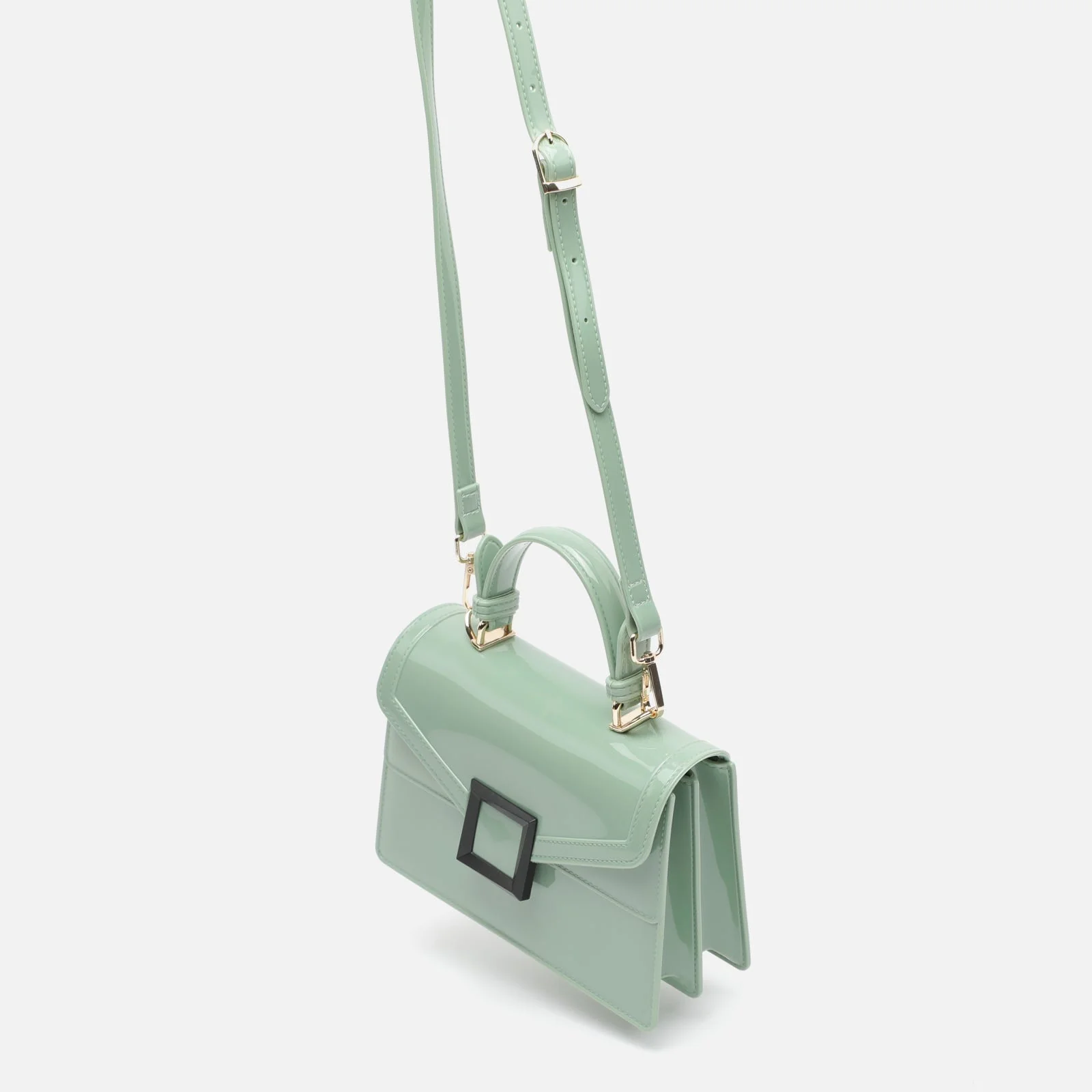 Welly bolso tote pequeño efecto vinilo con bandolera - Image 2