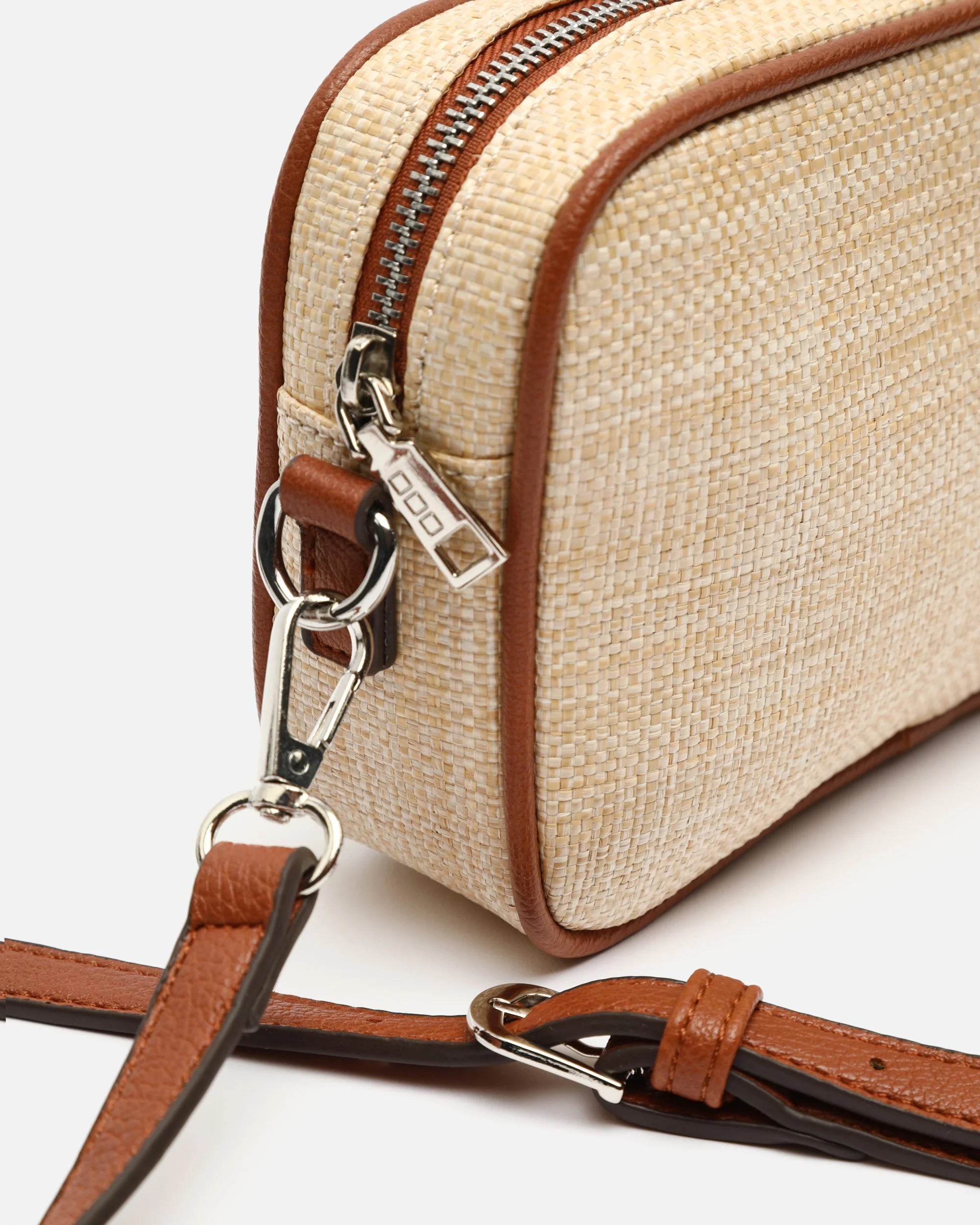 Xisti bolso bandolera pequeño efecto rafia ED. - Image 3