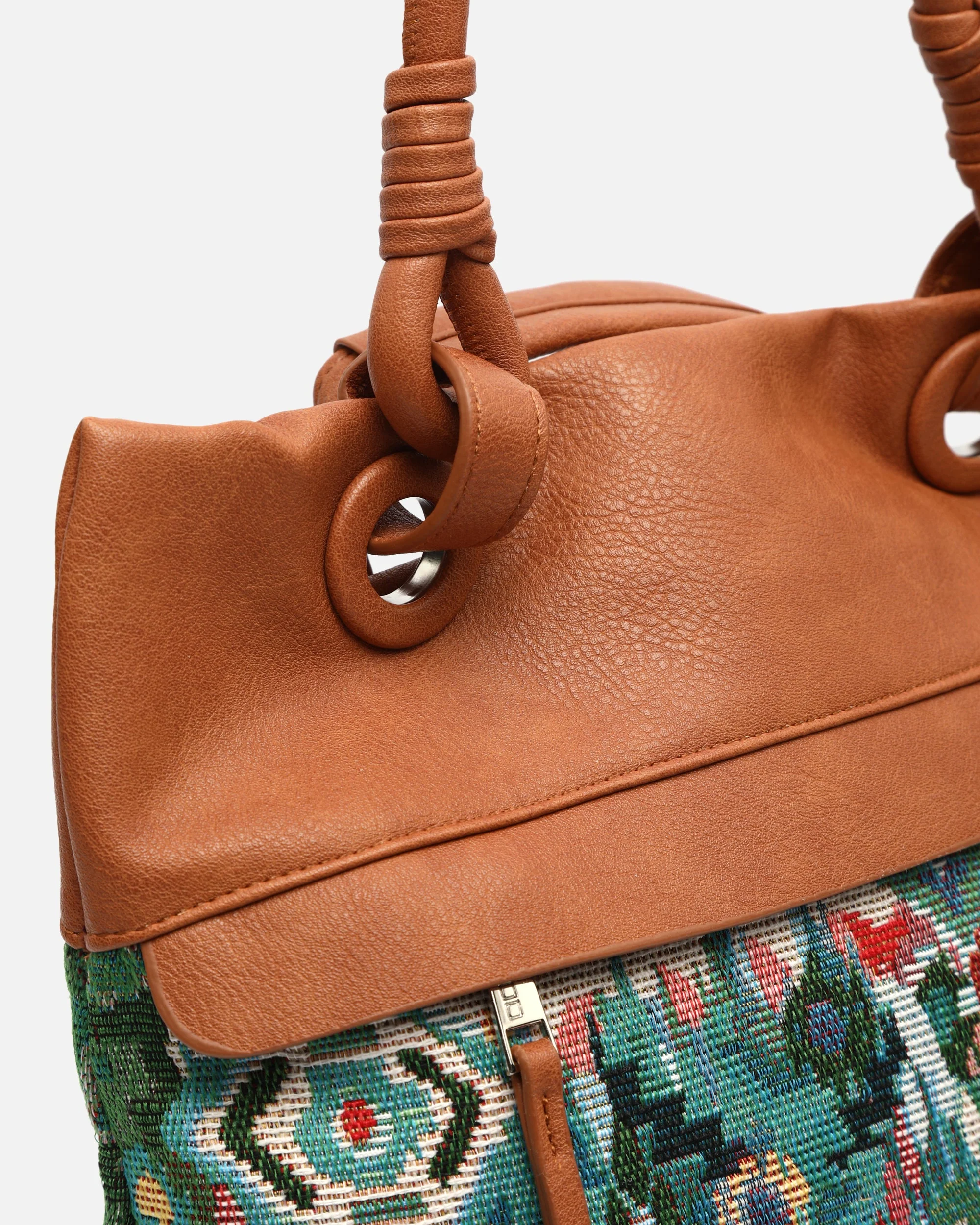 Zaria mochila antirrobo con estampado jacquard - Image 3