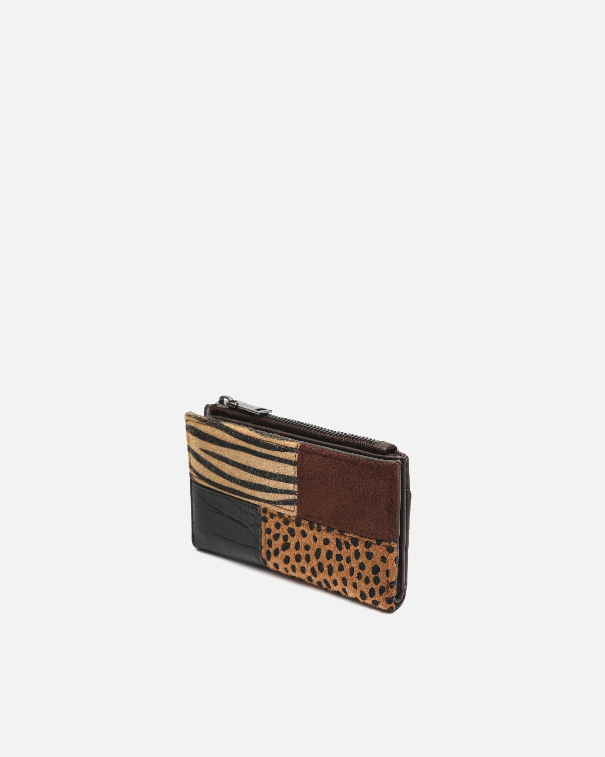 Ziveri monedero pequeño con estampado patchwork animal print - Image 2